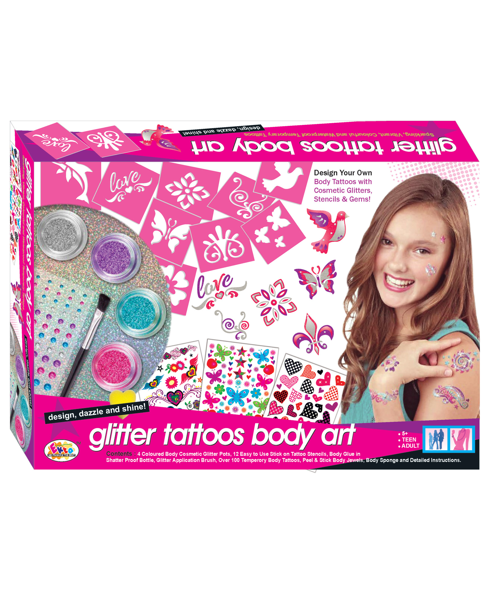 Ekta Glitter Tattoos Body Art-picture-15