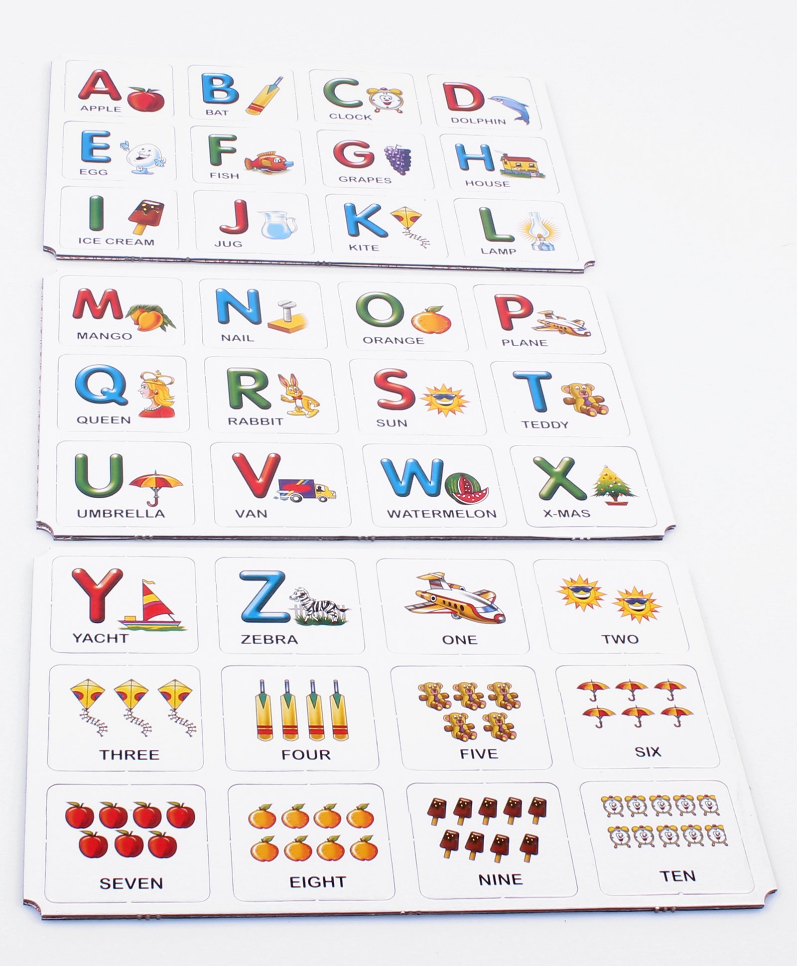 Funskool Alphabets And Numbers Memory Game - 72 Picture Cards-image-17