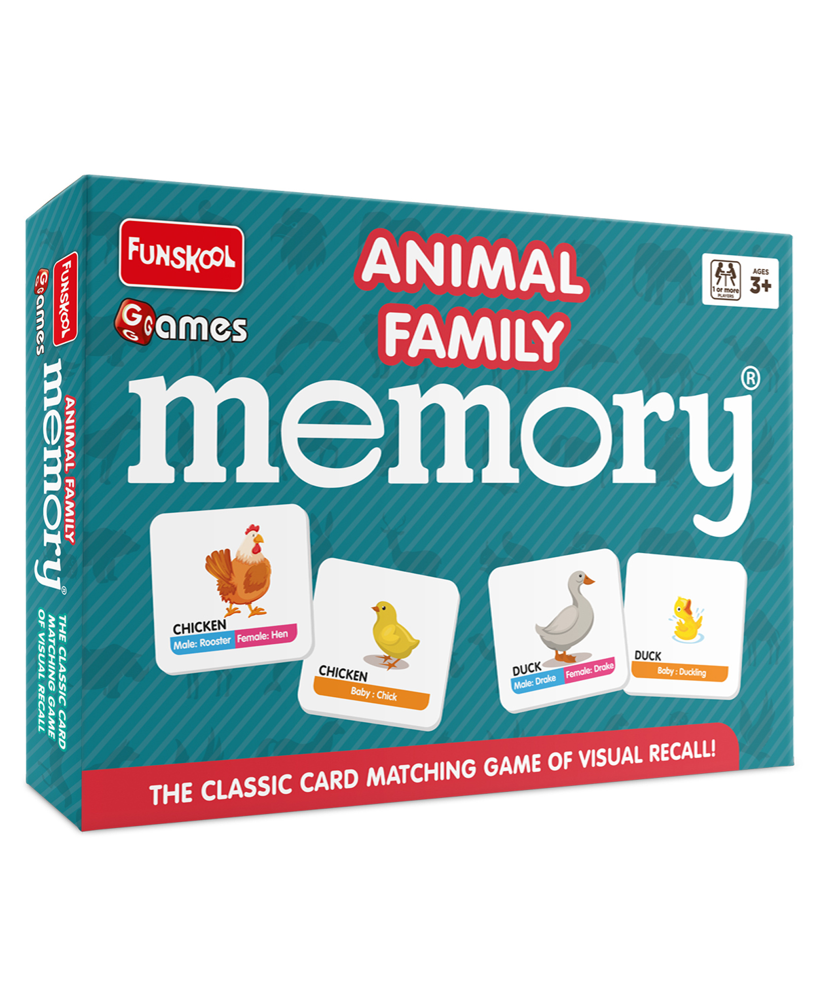 Funskool - Memory Animal Family Online India, Buy Board Games for (3-10 Years) at - 67530 Funskool - Memory Animal Family Online India, Buy Board Games for (3-10 Years) at - 67530