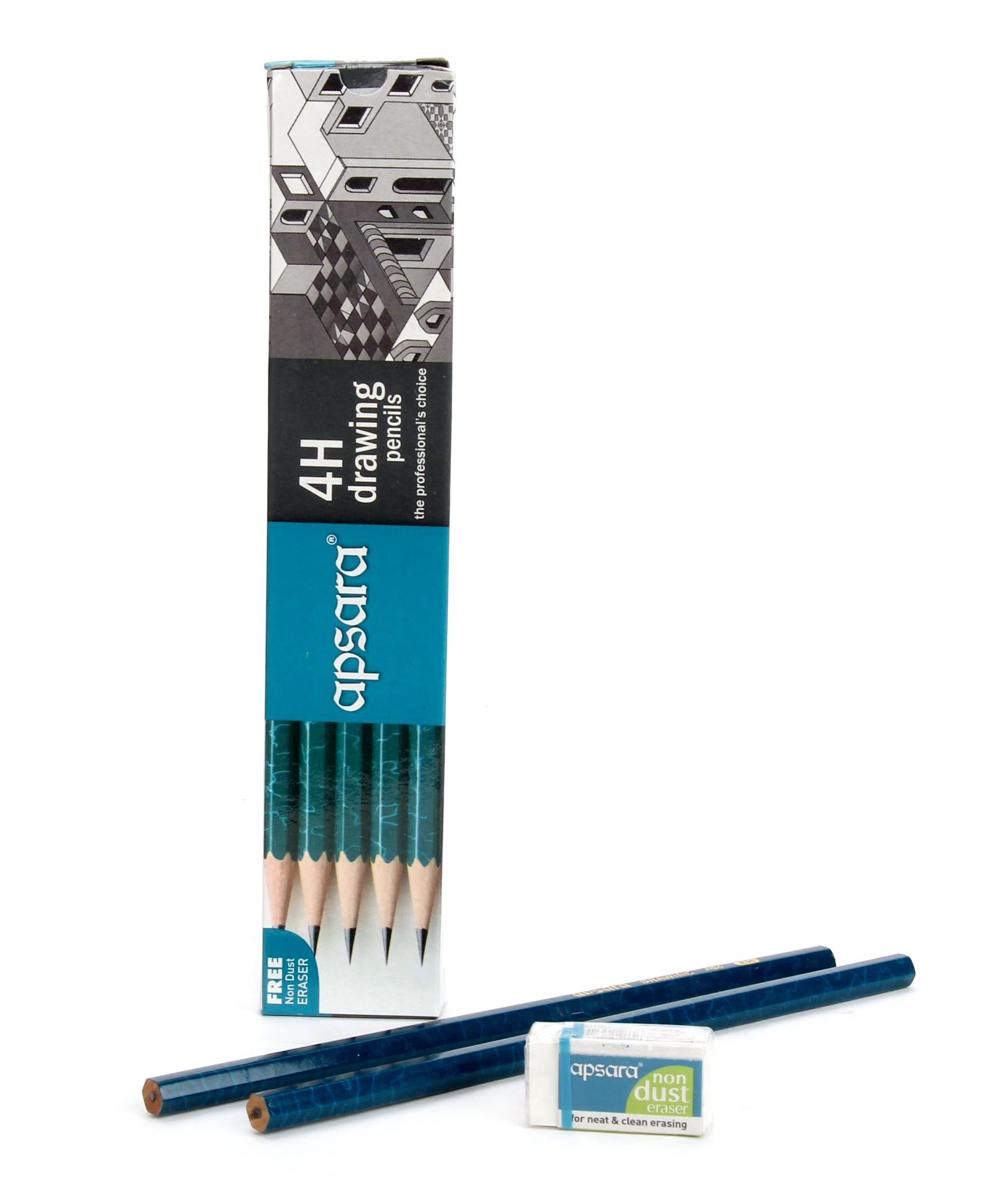 Apsara 4H Grade Pencils - Pack Of 10-picture-24