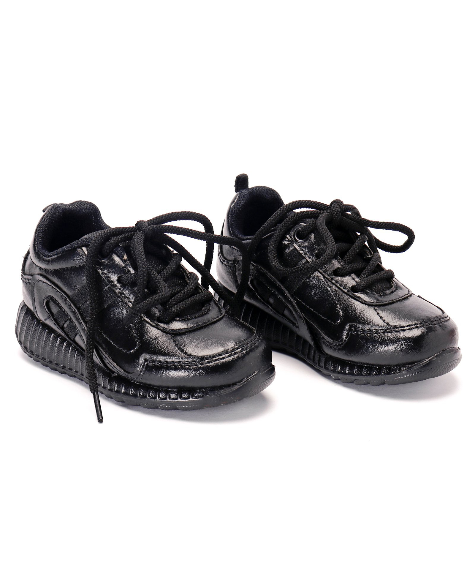 force 10 school shoes black