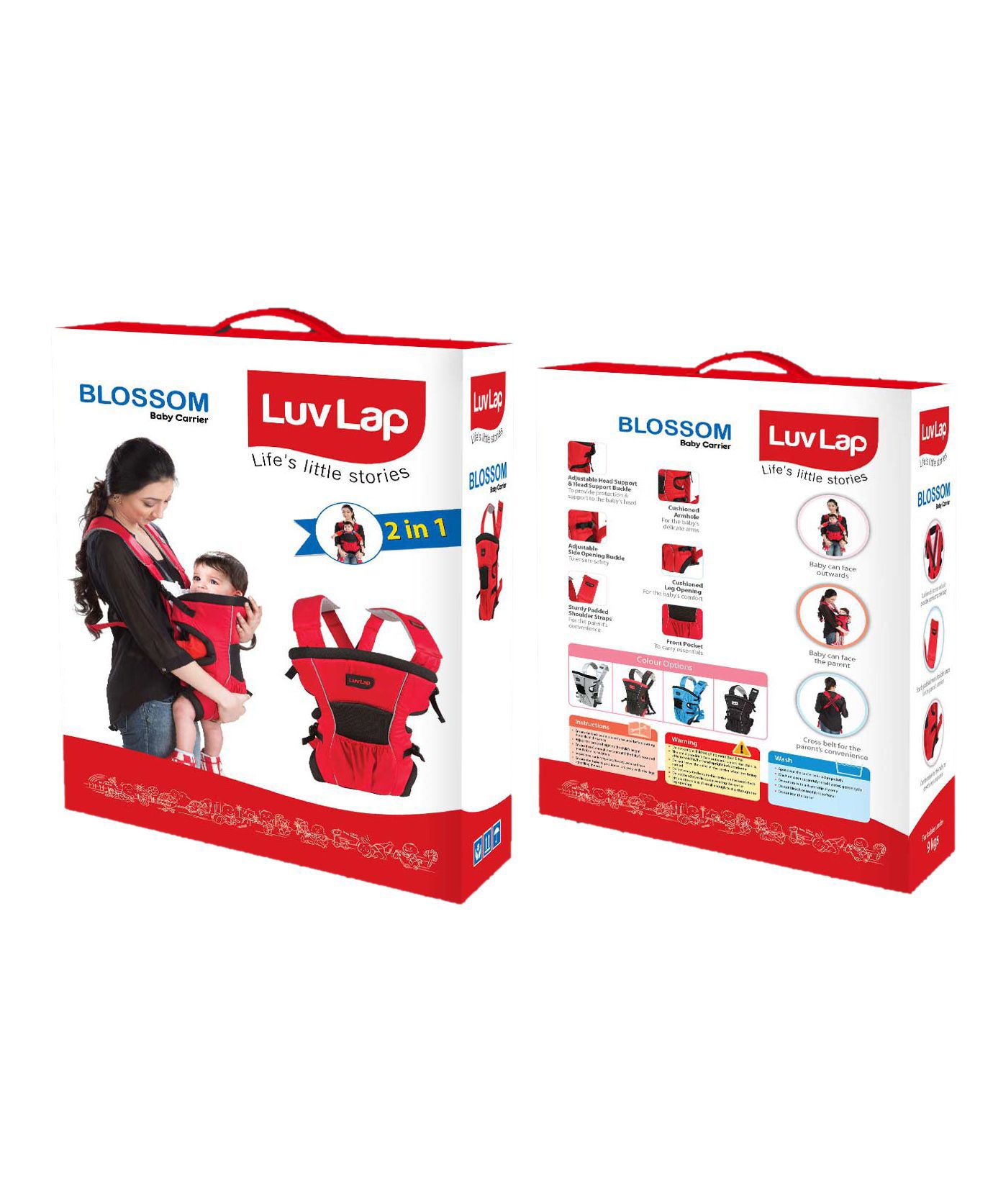 luvlap blossom baby carrier
