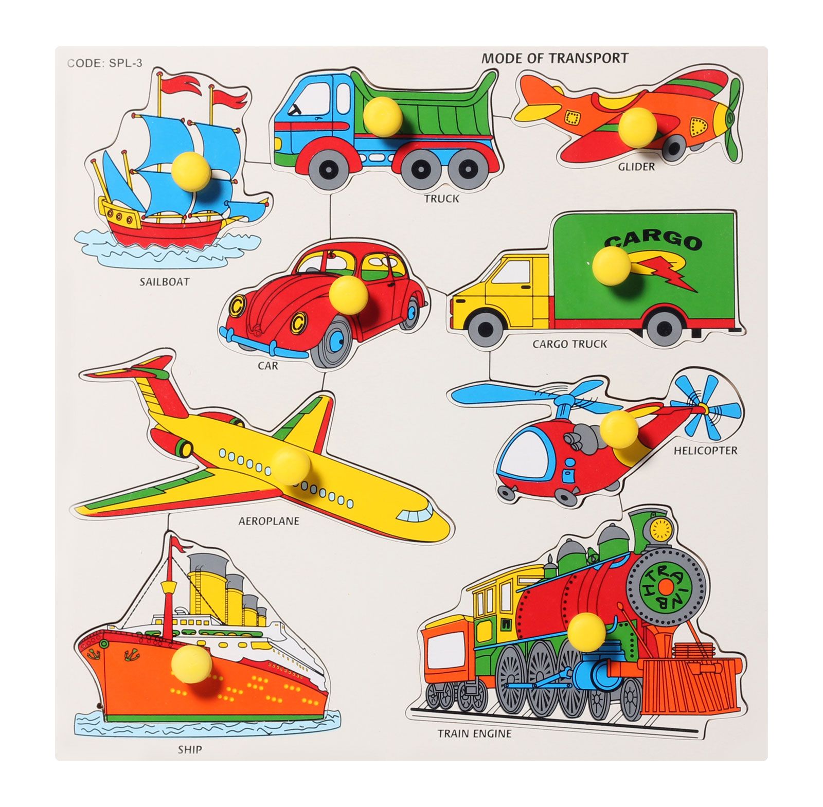 little genius Mode of Transport Wooden Puzzles-picture-13