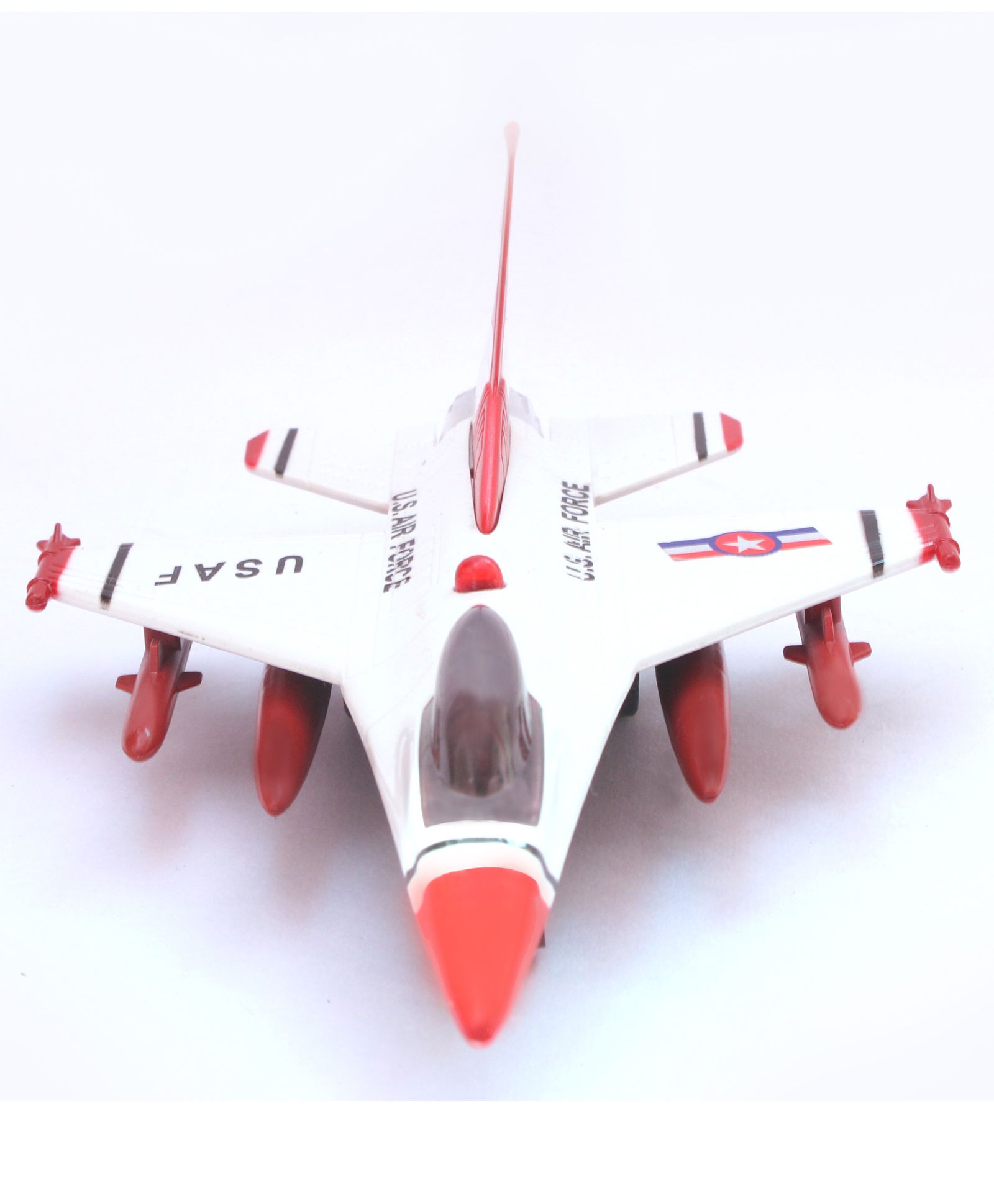 Centy Pull Back F 16 Fire Blade Toy - White-picture-14