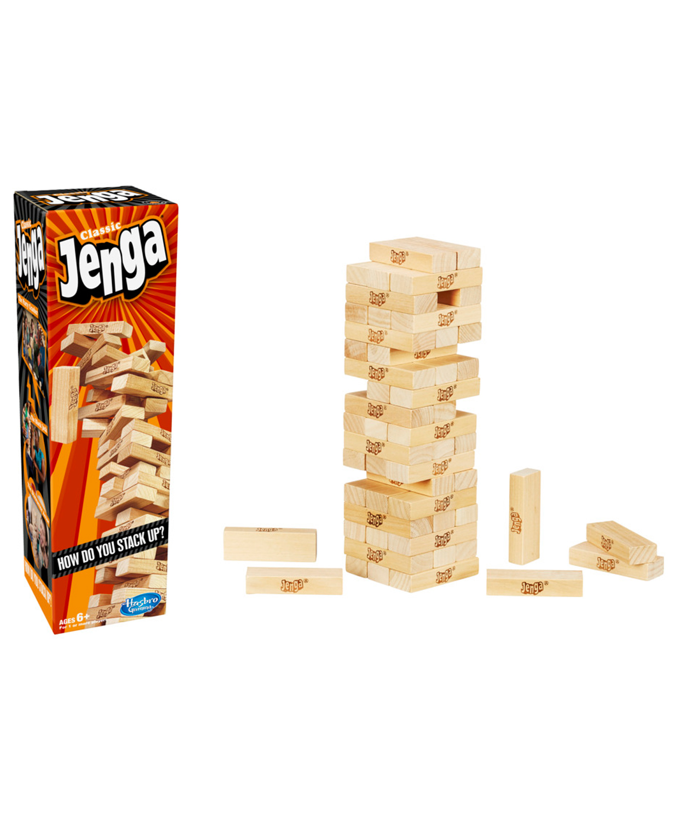 Hasbro Jenga FS Classic Game - Multicolor-picture-11