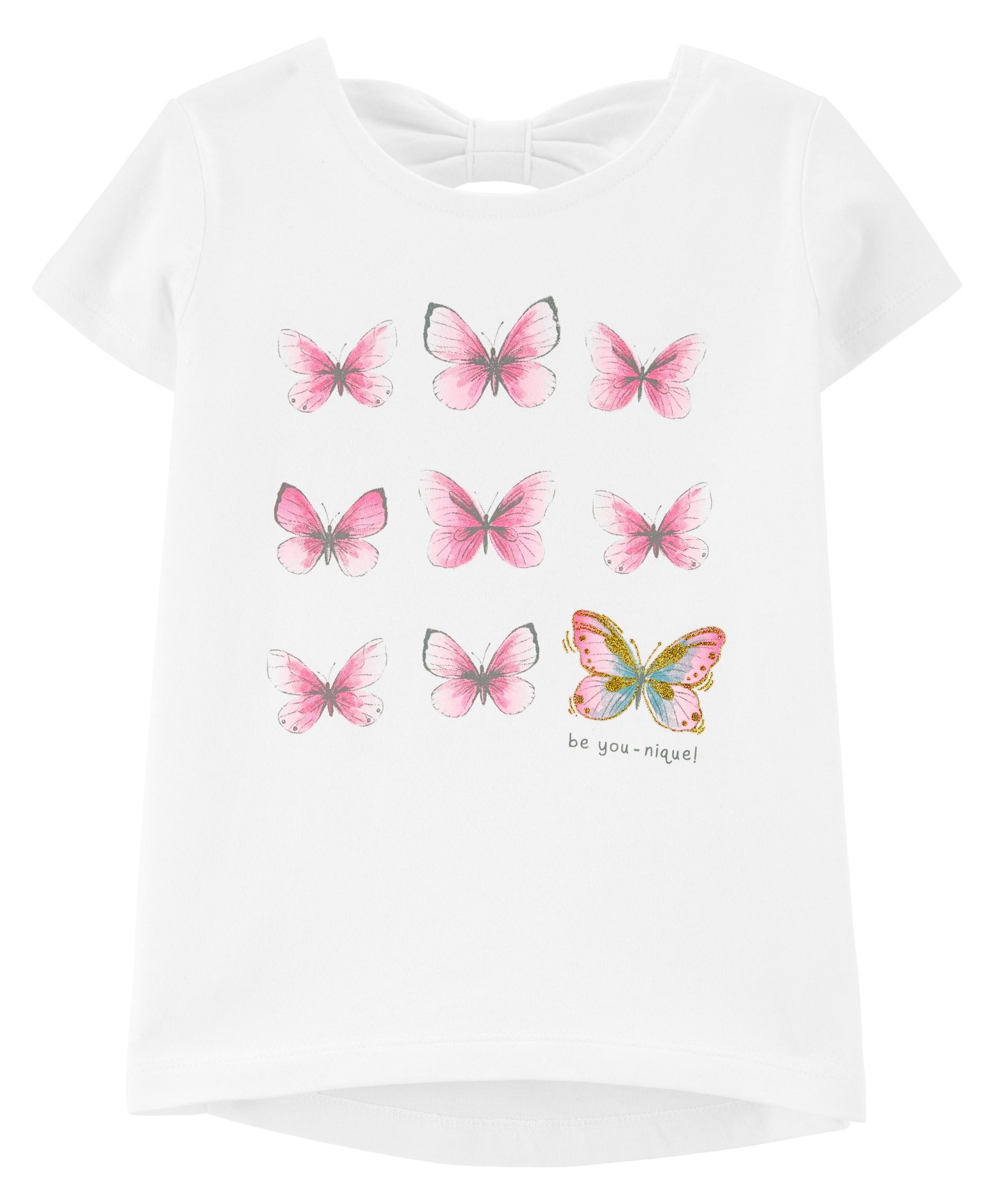 Carter's Butterfly Jersey Tee - White-image-11