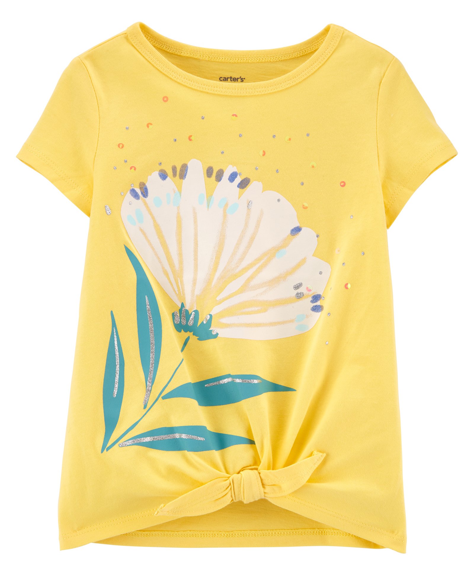 Carter's Floral Jersey Tee - Yellow-picture-10