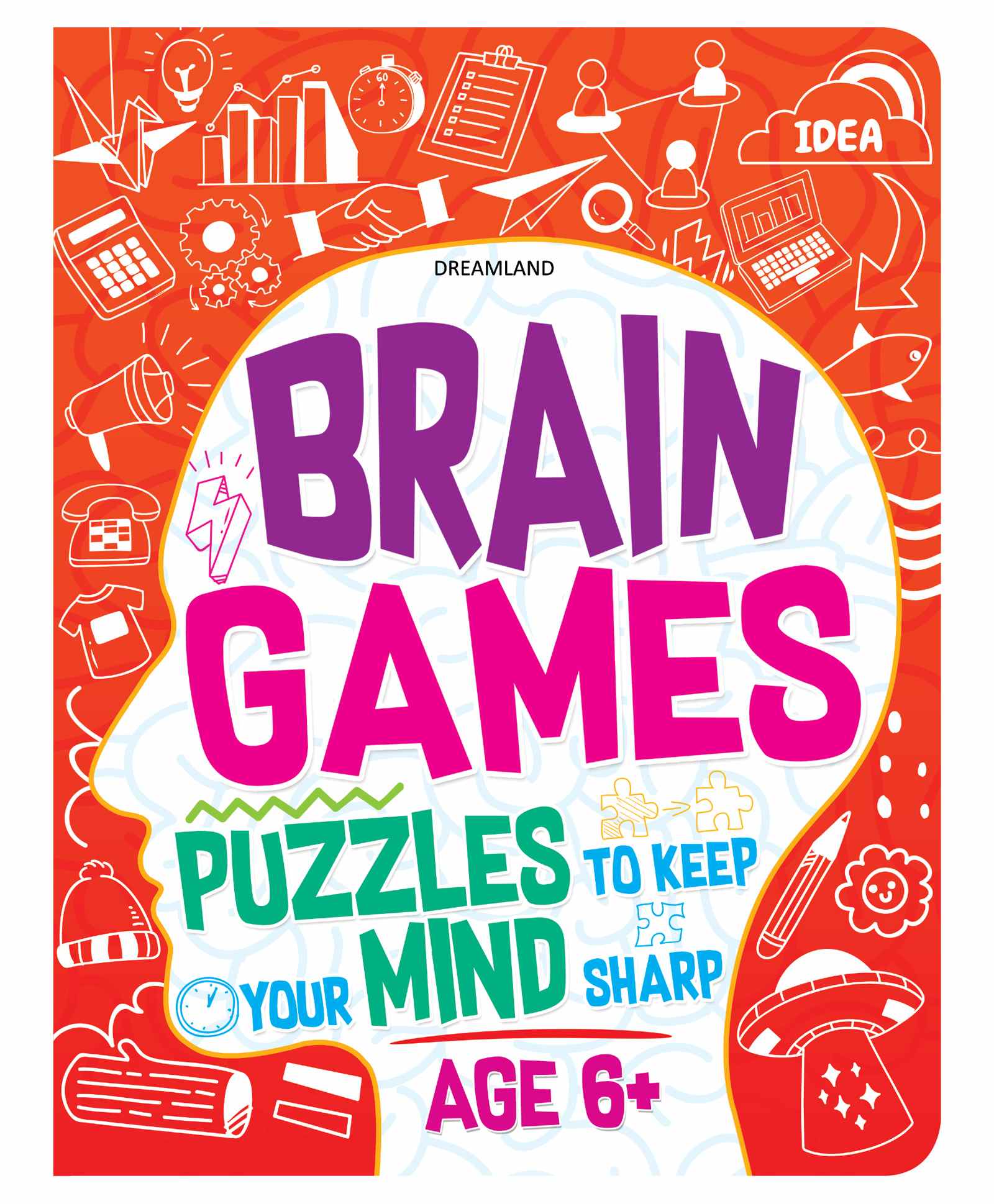 dreamland publications Dreamland Brain Games Book - Puzzles to Keep Your Mind Sharp, 88 Pages-picture-13