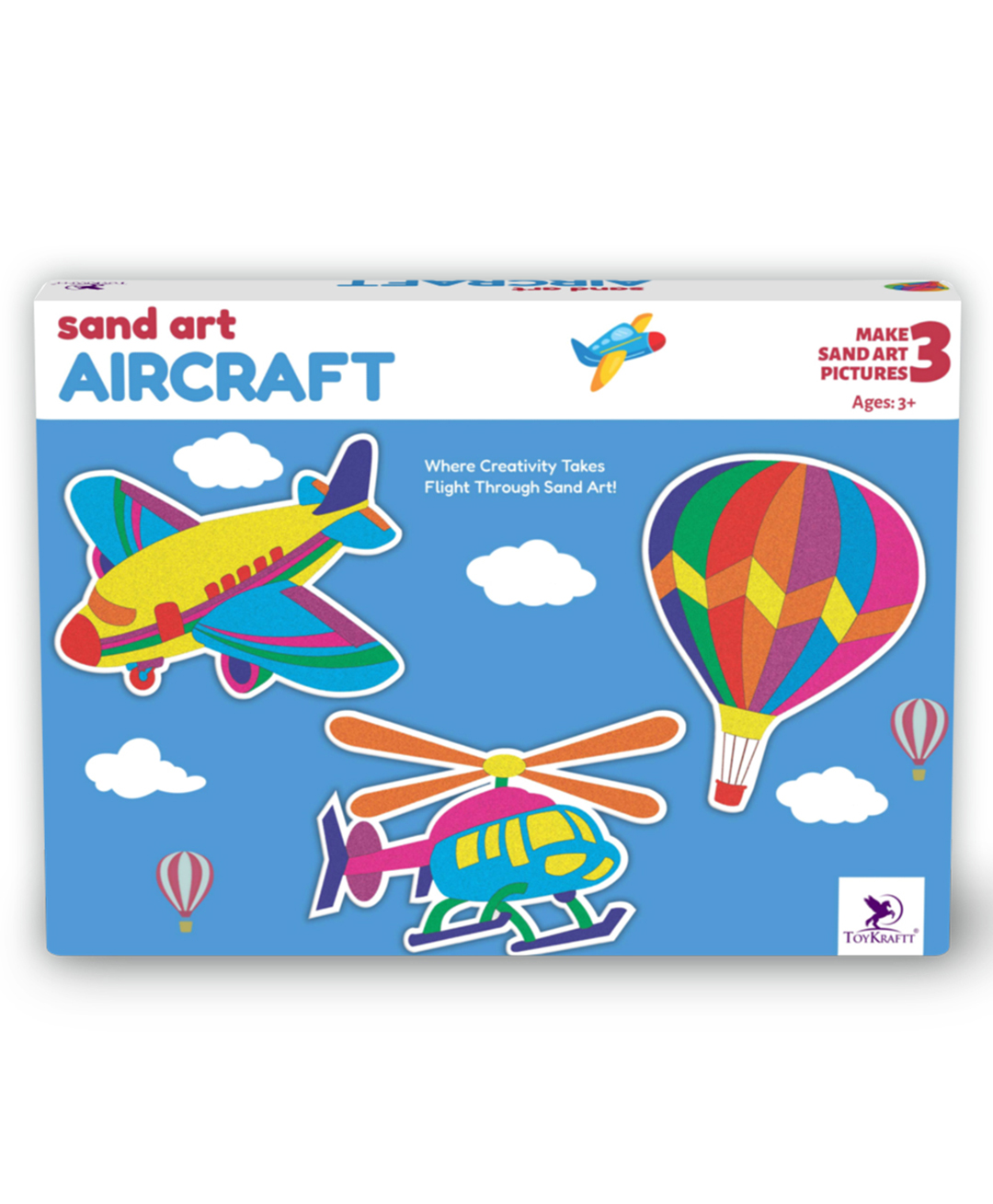toykraftt Toy Kraft Sand Art Aircraft Pictures - Multicolor-picture-19