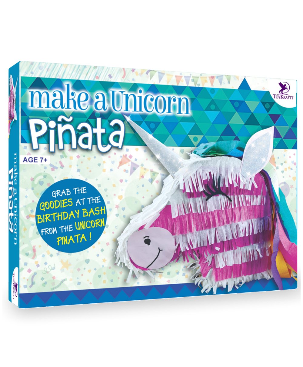 Toy Kraft  Make a Unicorn Pinata Activity Kit - Multicolor-image-37