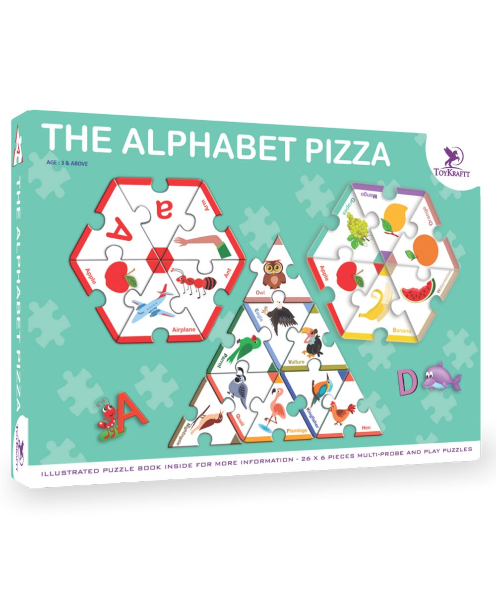 toykraftt Toy Kraft The Alphabet Pizza Jigsaw Puzzle - 156 Pieces-picture-17