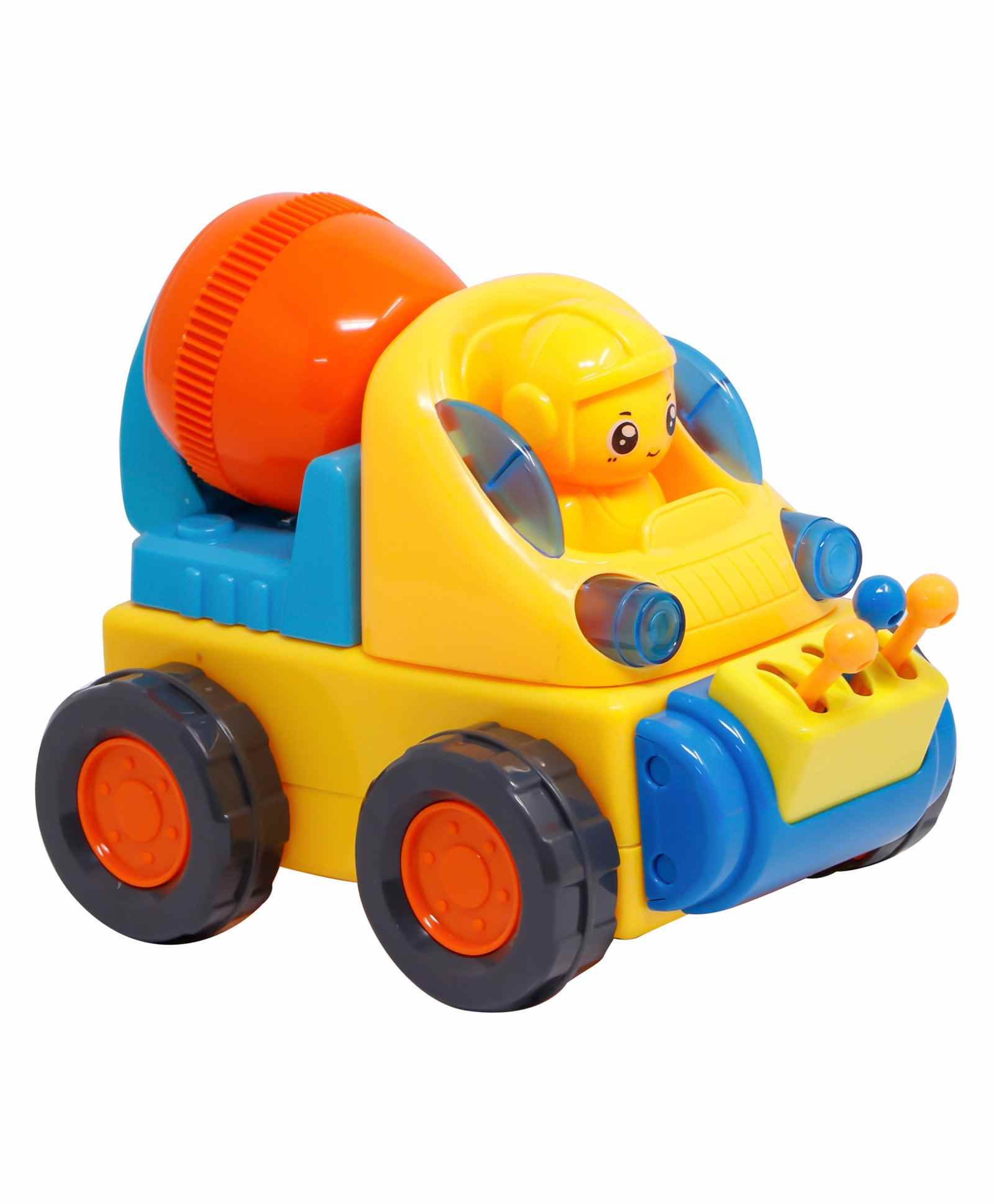 fiddlerz FiddlerzBump and Go Cement Mixer ConstructionToy- Yellow-picture-23