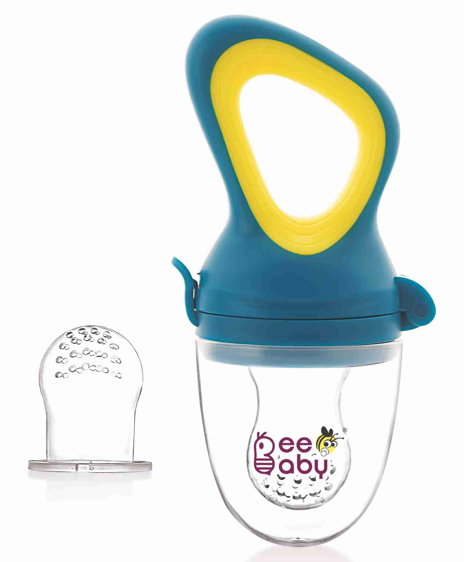 Beebaby Fresh Food Silicone Nibbler- Green Blue-picture-39
