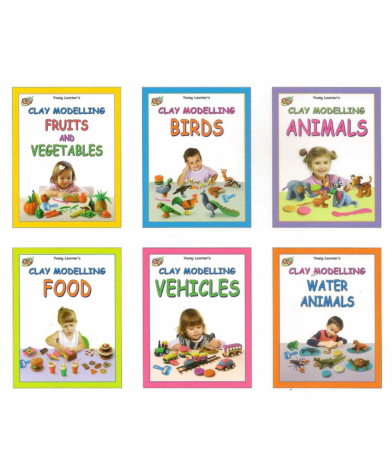 Young Learner Publication Clay Modelling Books Pack of 6 - English Online  in India, Buy at Best Price from  - 8048308