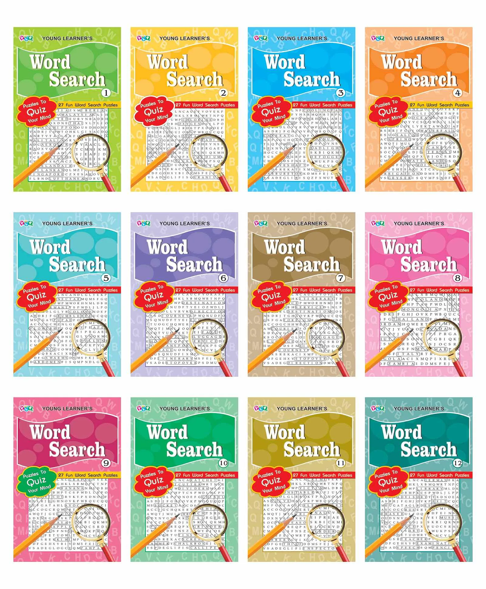 Young Learner Publication Word Search Pad Books Pack Of 12 English Online In India Buy At Best Price From Firstcry Com