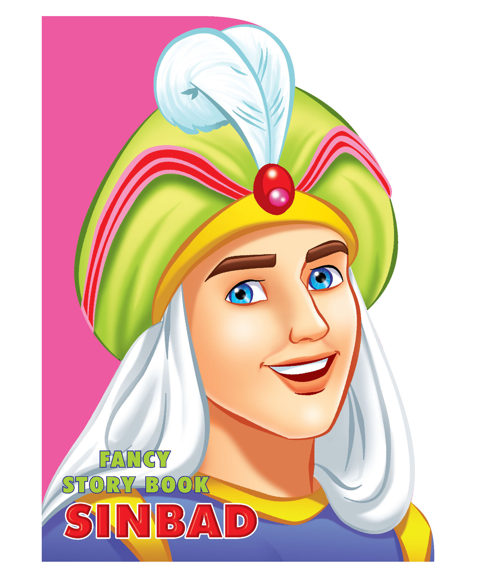Dreamland Sinbad Fancy Story Shape Board Book for Children ,12 Pages Board Book (Fancy Story Board-Books)-image-49