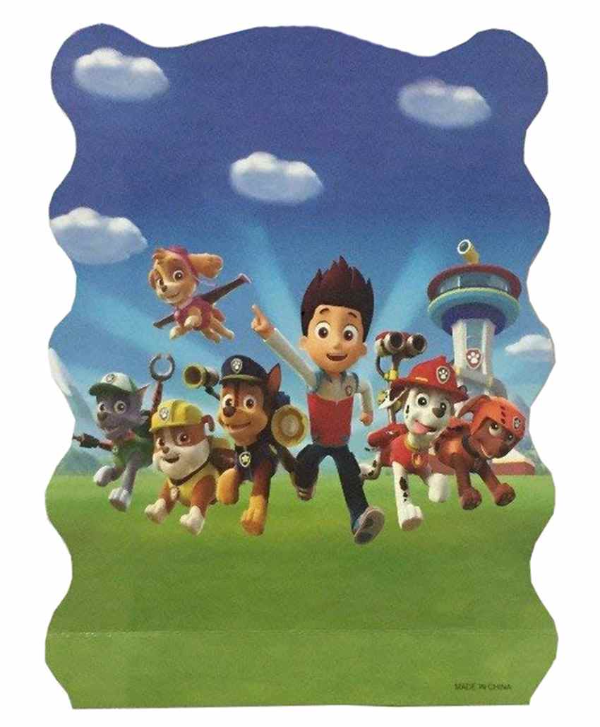 Funcart Pull String Paw Petrol Theme Pinata Bag - Multicolor