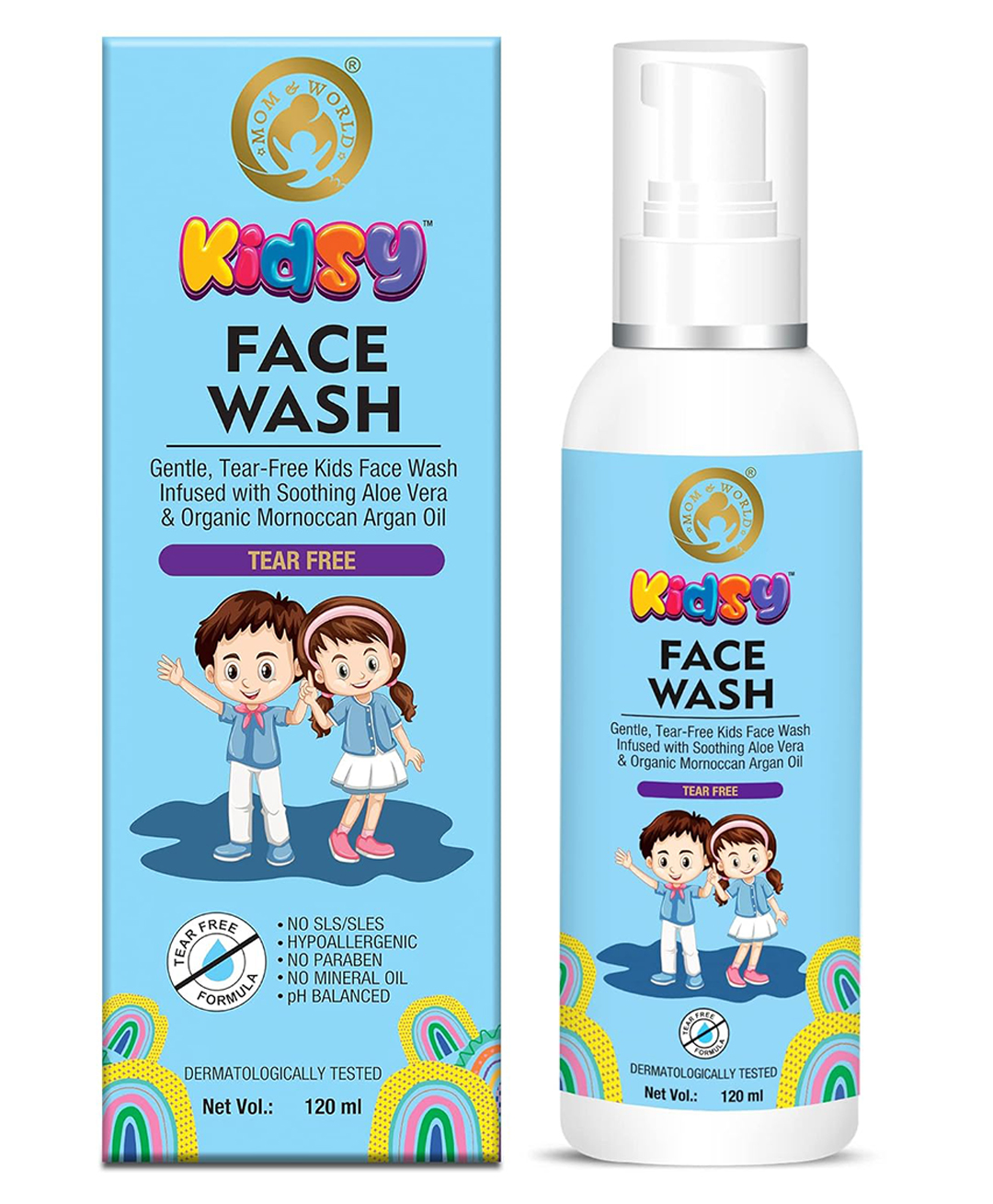 mom and world Mom & World Tear Free Face Wash - 120 ml-picture-22
