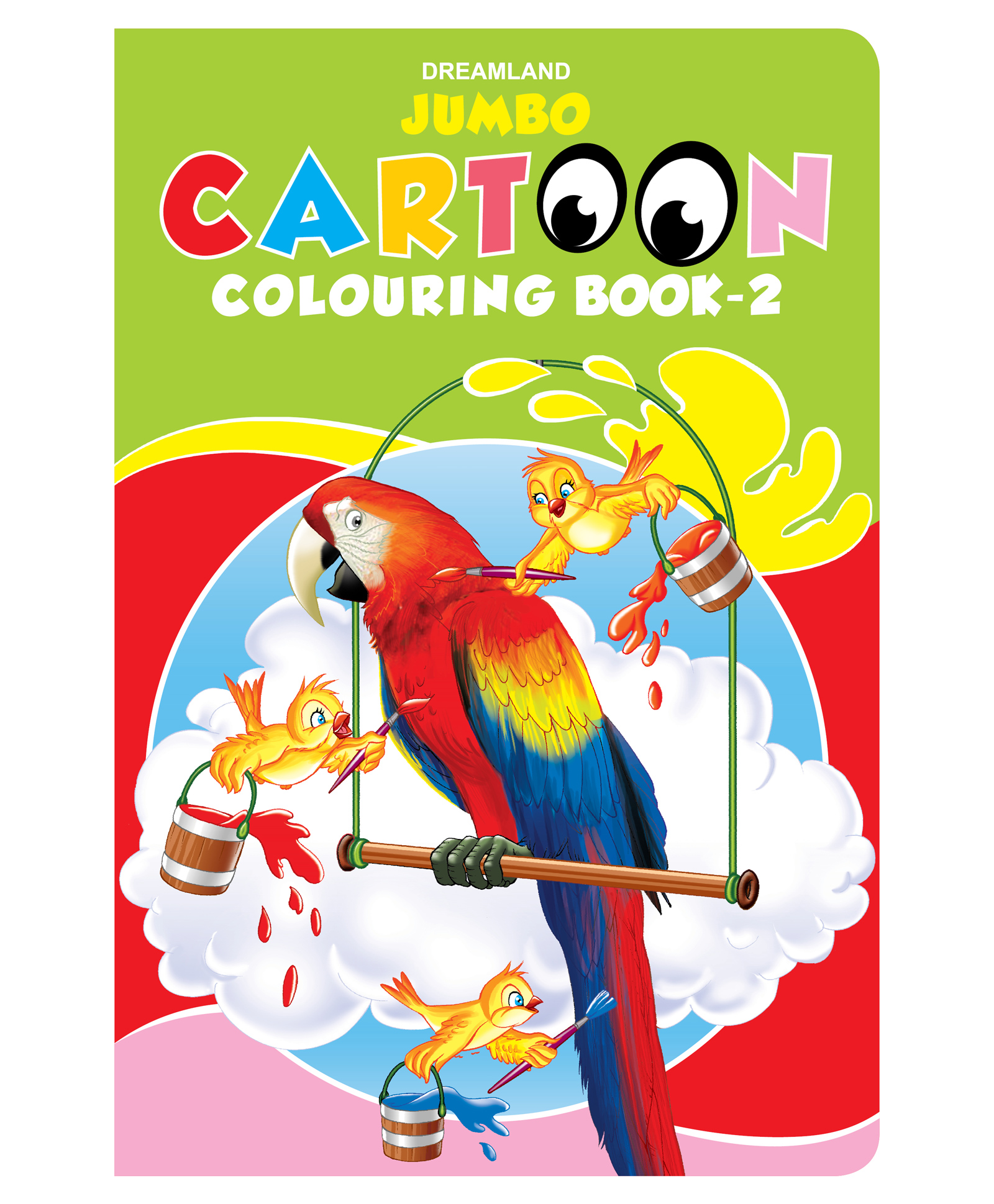 Dreamland Jumbo Cartoon Colouring Book 2 for Kids , A3 Big Size Copy Colour Book with 24 Pages ,Drawing, Colouring for Preschool Earlylearners (Jumbo Cartoon Colouring Books)-image-34