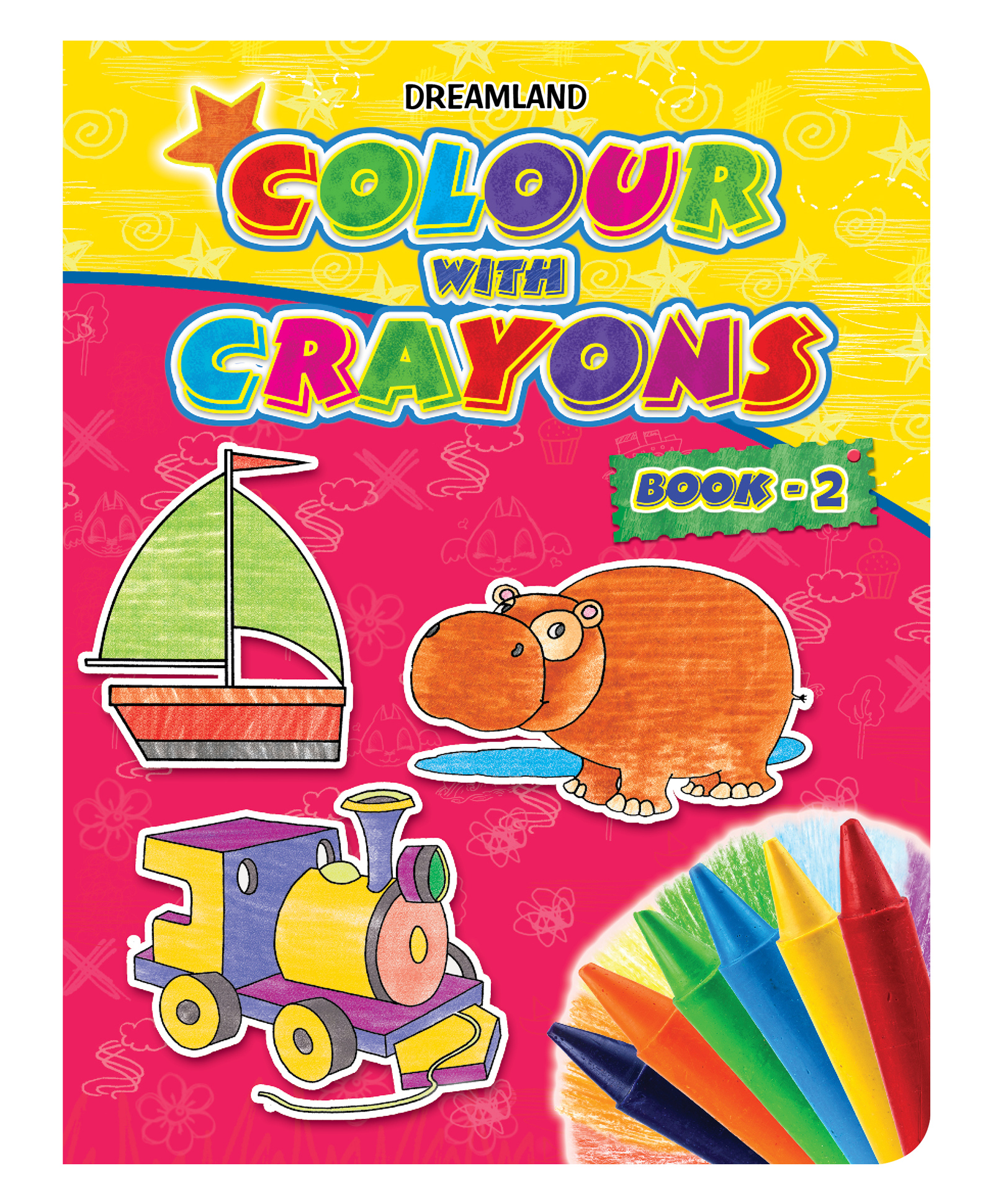 Dreamland Colour With Crayons Book 2 for Kids - Drawing and Colouring Book for Early Learners-image-49