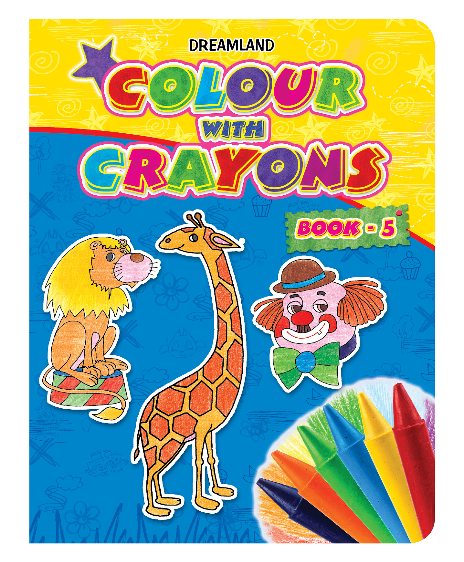 Colour with Crayons Part 5 Fun & Educational Colouring Book for Kids Ages 1 to 6 Years | Develops Early Learning Skills, Hand Eye Coordination & Hours of Creative Crayon Activity Fun-image-39