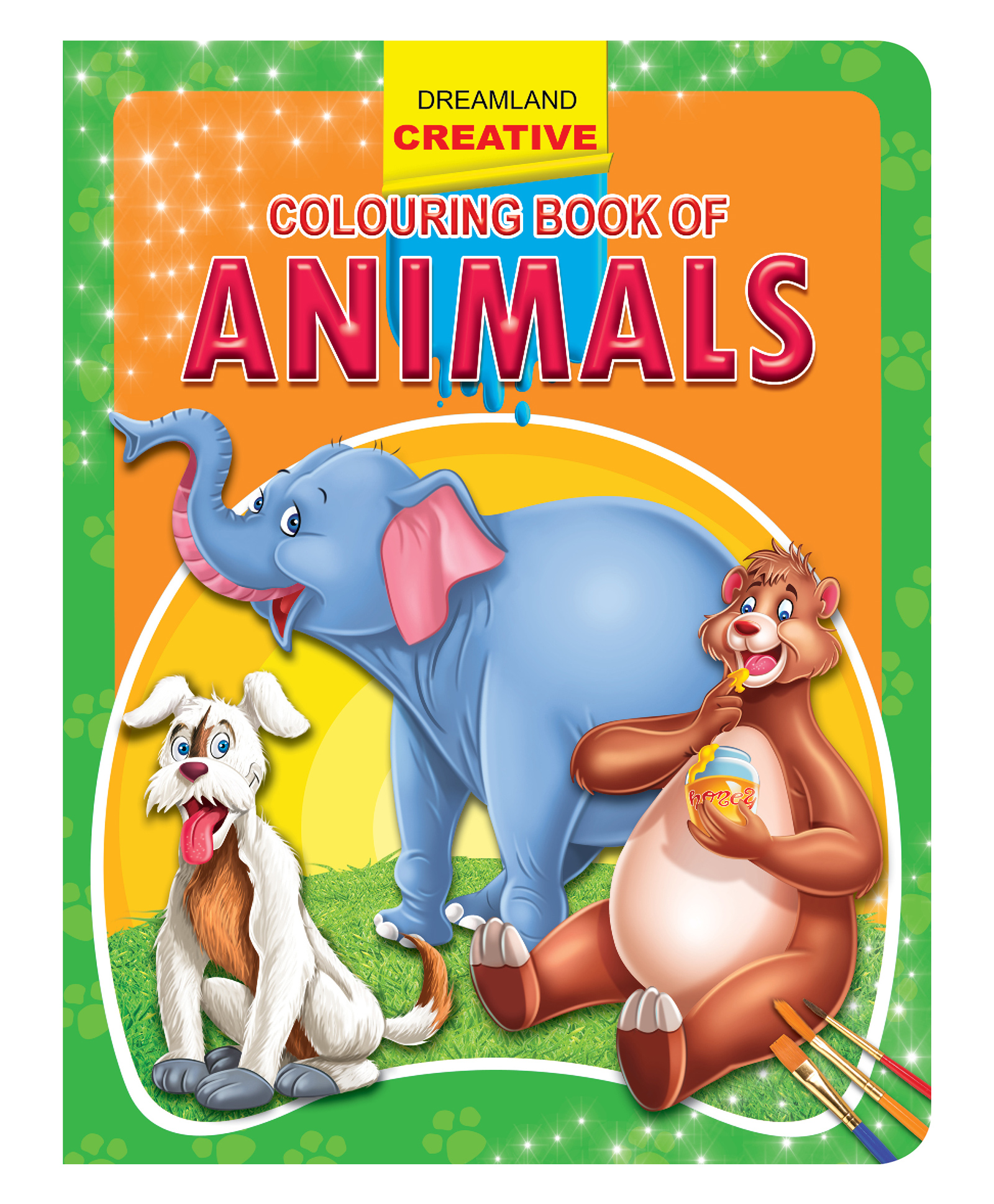 dreamland publications Creative Colouring Book Animals for Kid Age 3 to 8|Creative Colouring Pages of Wild, Farm & Pet Animals |Fun Activity to Boost Creativity, Motor Skills & Focus |Perfect for Toddlers & Early Learners-picture-20