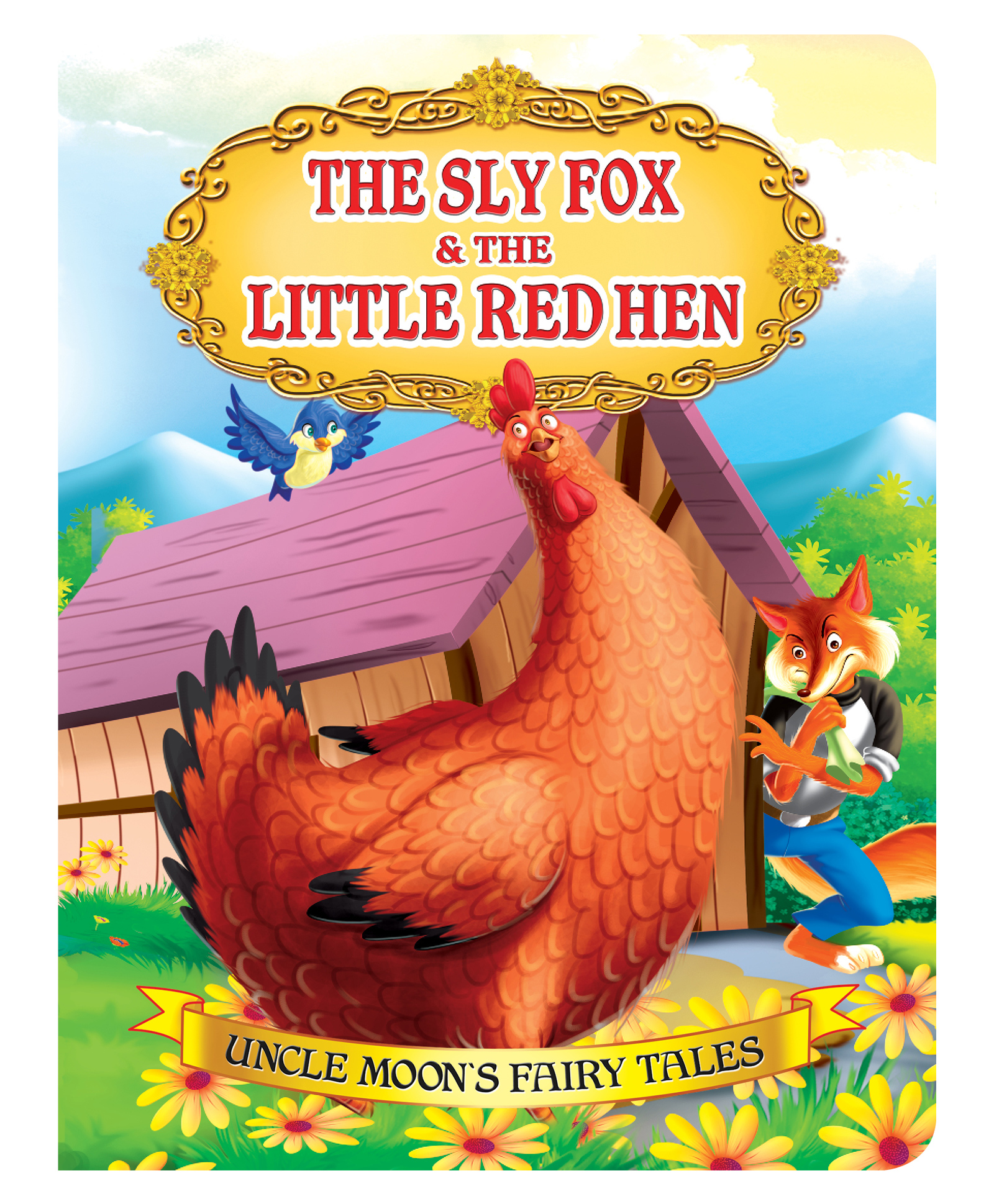 Dreamland The Sly Fox and the Little Red Hen Story Book with Colourful Pictures for Children -16 pages Uncle Moon Series (Uncle Moon's Fairy Tales)-image-21