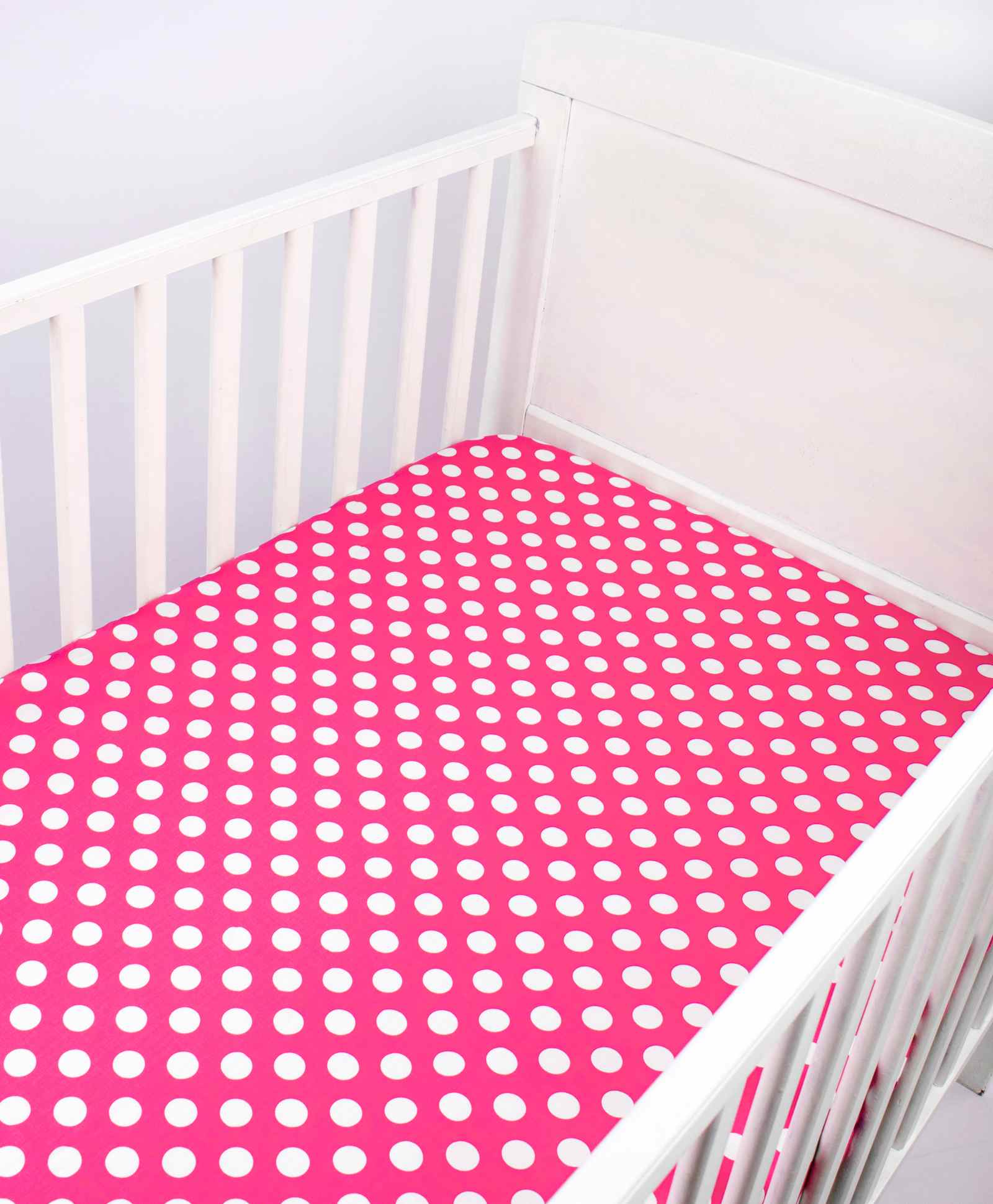 polka dot cot sheet