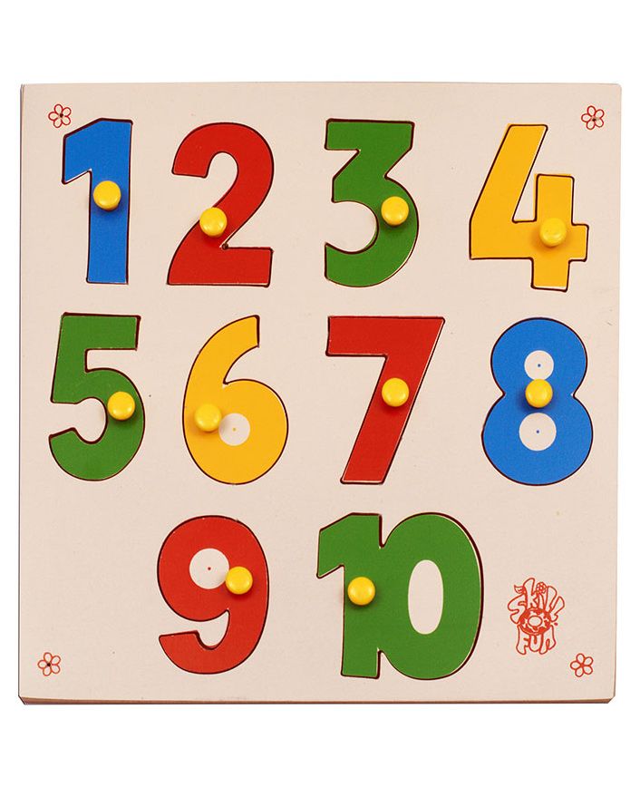 Skillofun Numerical Shape Wooden Tray 1 - 10-picture-34
