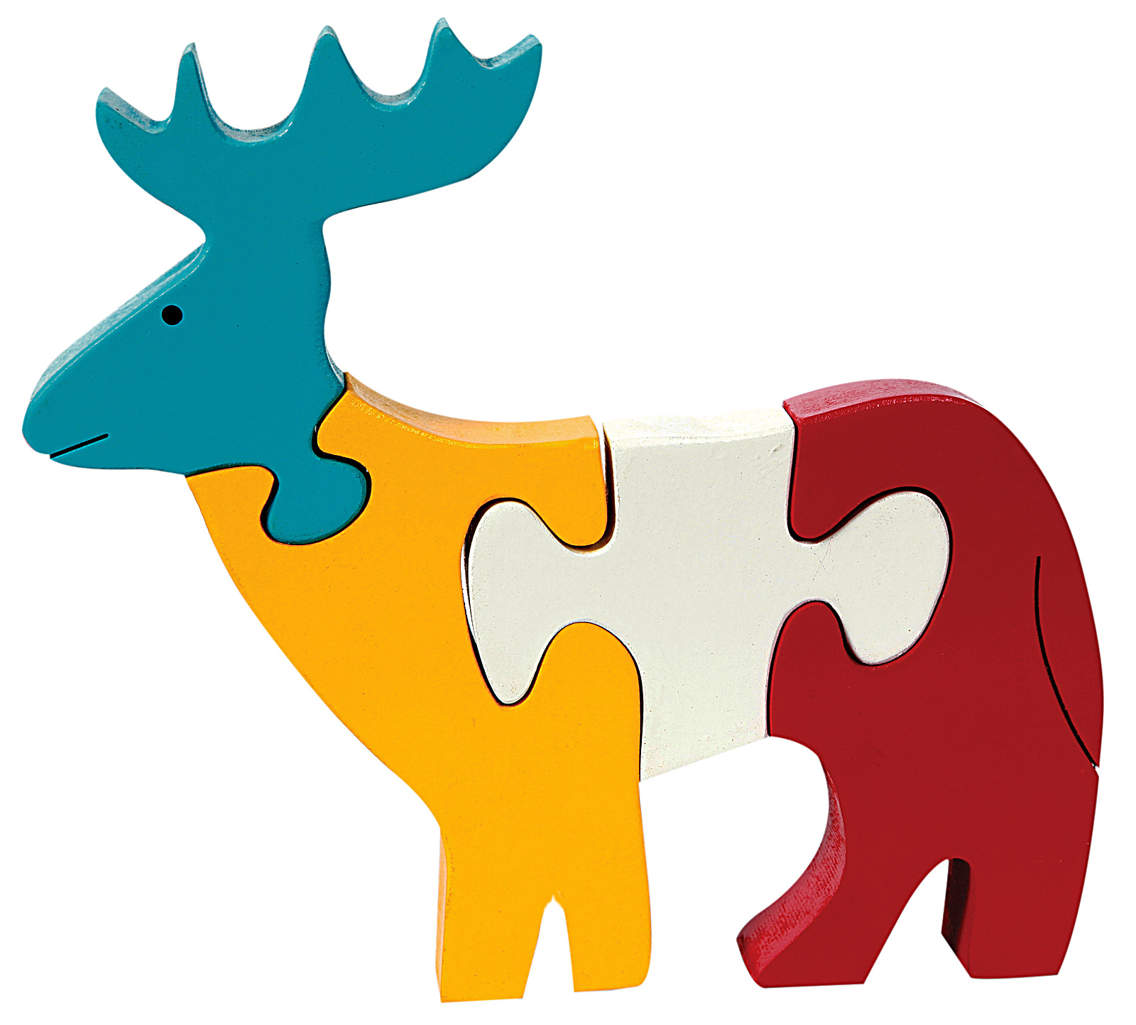 Skillofun - Take Apart Wooden Puzzle Reindeer-image-47