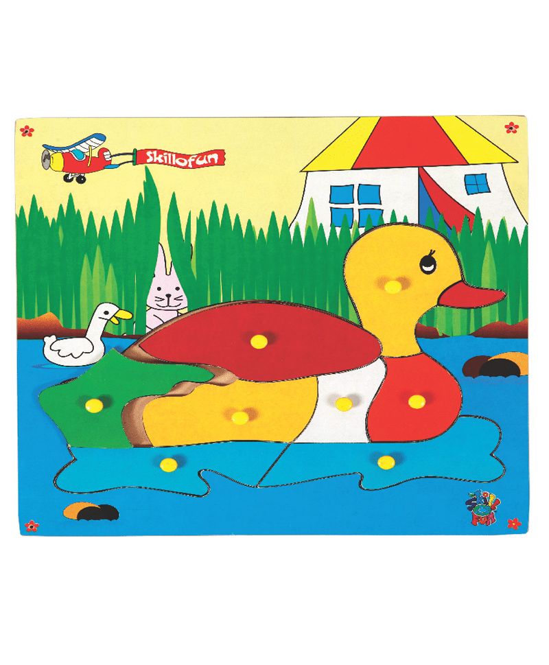 Skillofun - Jumbo Theme Wooden Puzzle Duck-picture-25