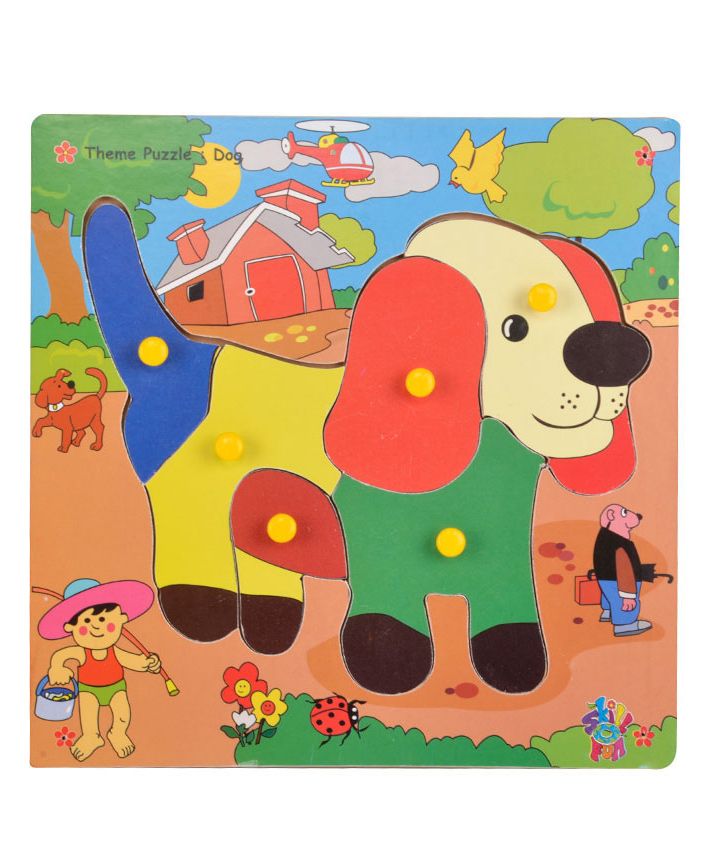 Skillofun - Theme Wooden Puzzle Standard Dog-picture-38