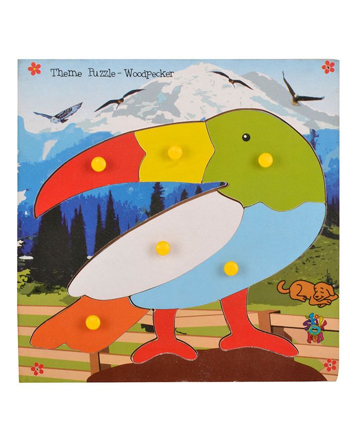 Skillofun - Theme Wooden Puzzle Standard Woodpecker-picture-18