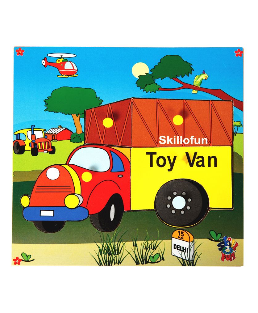 Skillofun - Theme Wooden Puzzle Standard Van-image-13