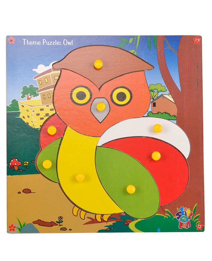 Skillofun - Theme Wooden Puzzle Standard Owl-picture-6