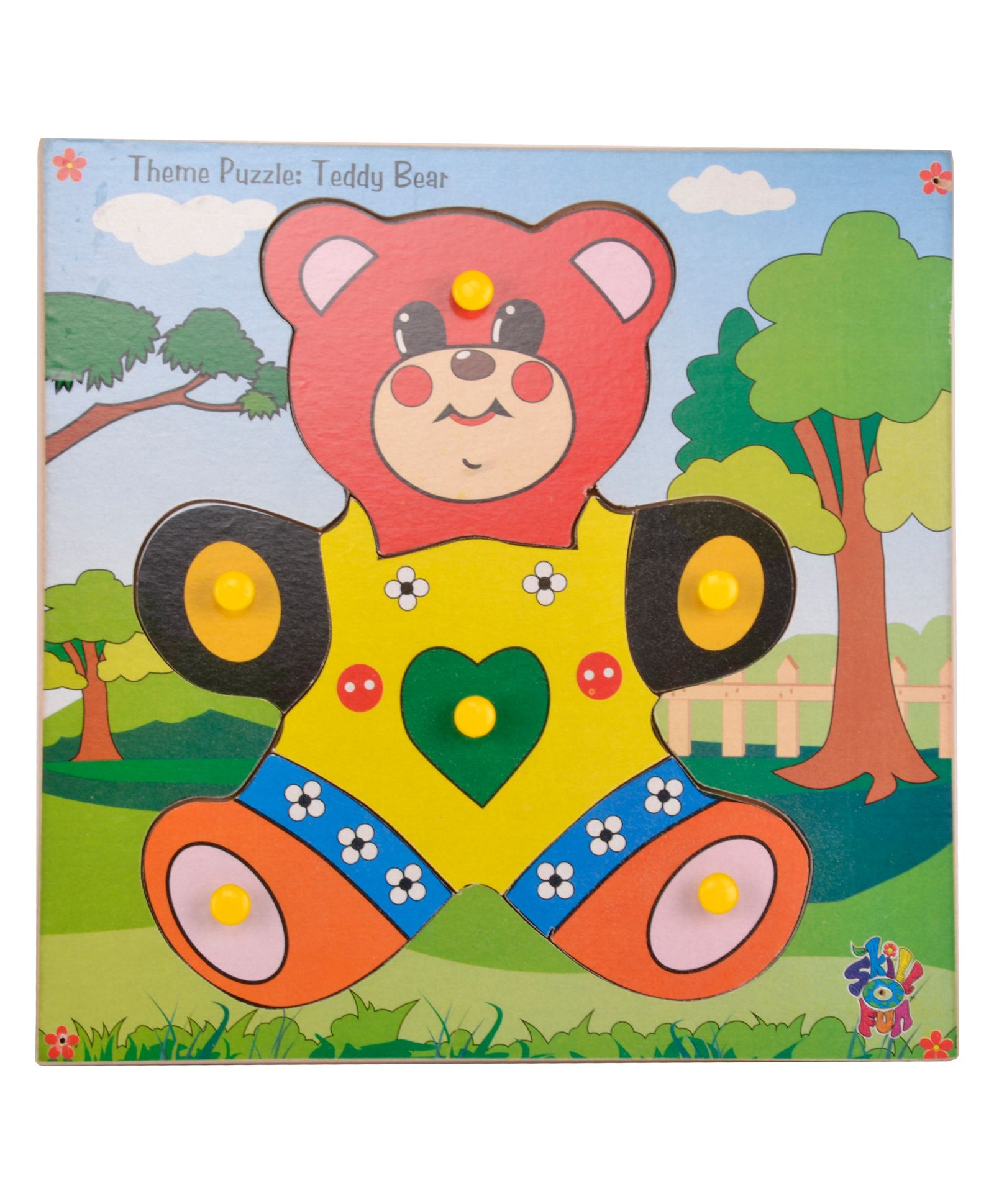 Skillofun Theme Wooden Puzzle Standard - Teddy Bear-image-34