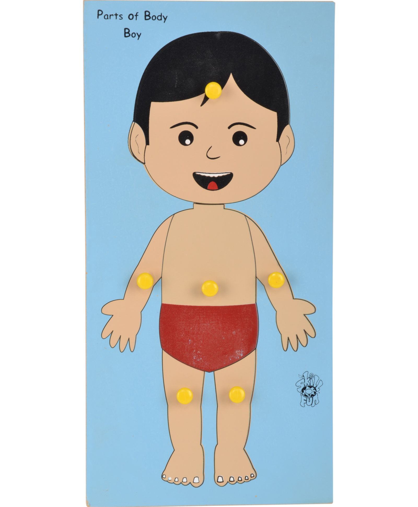 Skillofun Wooden Parts Of Body Tray-picture-41