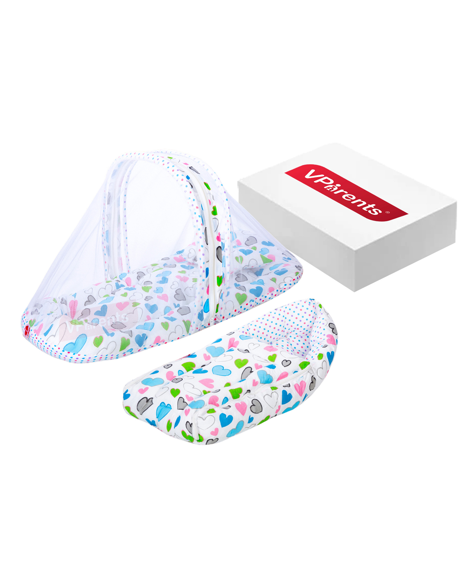 VParents Daisy Baby Bedding Set with Pillow and Sleeping Bag Combo - Blue-picture-33