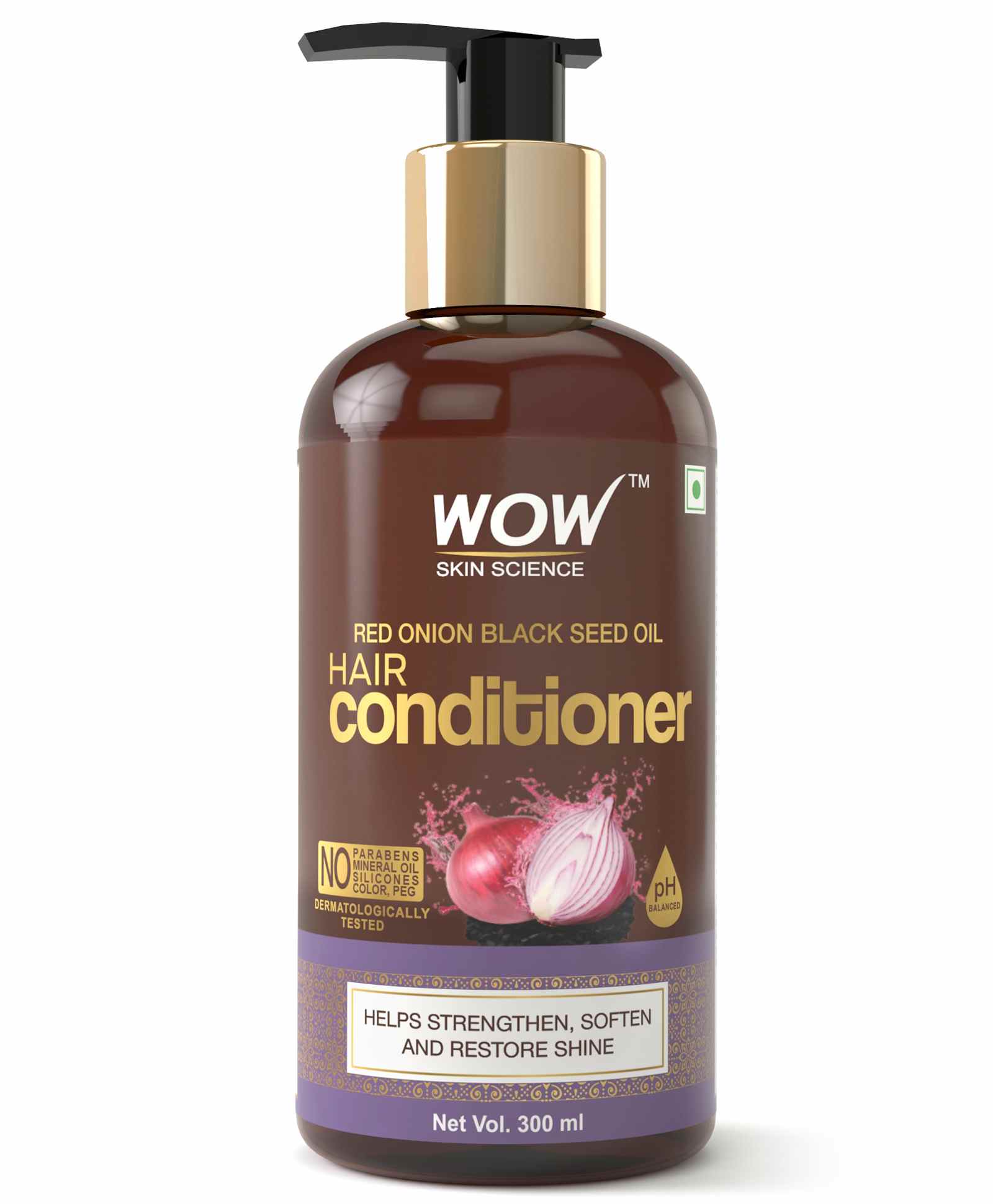 Wow Skin Science Red Onion Black Seed Oil Hair Conditioner - 300 ml Online  in India, Buy at Best Price from  - 8144412