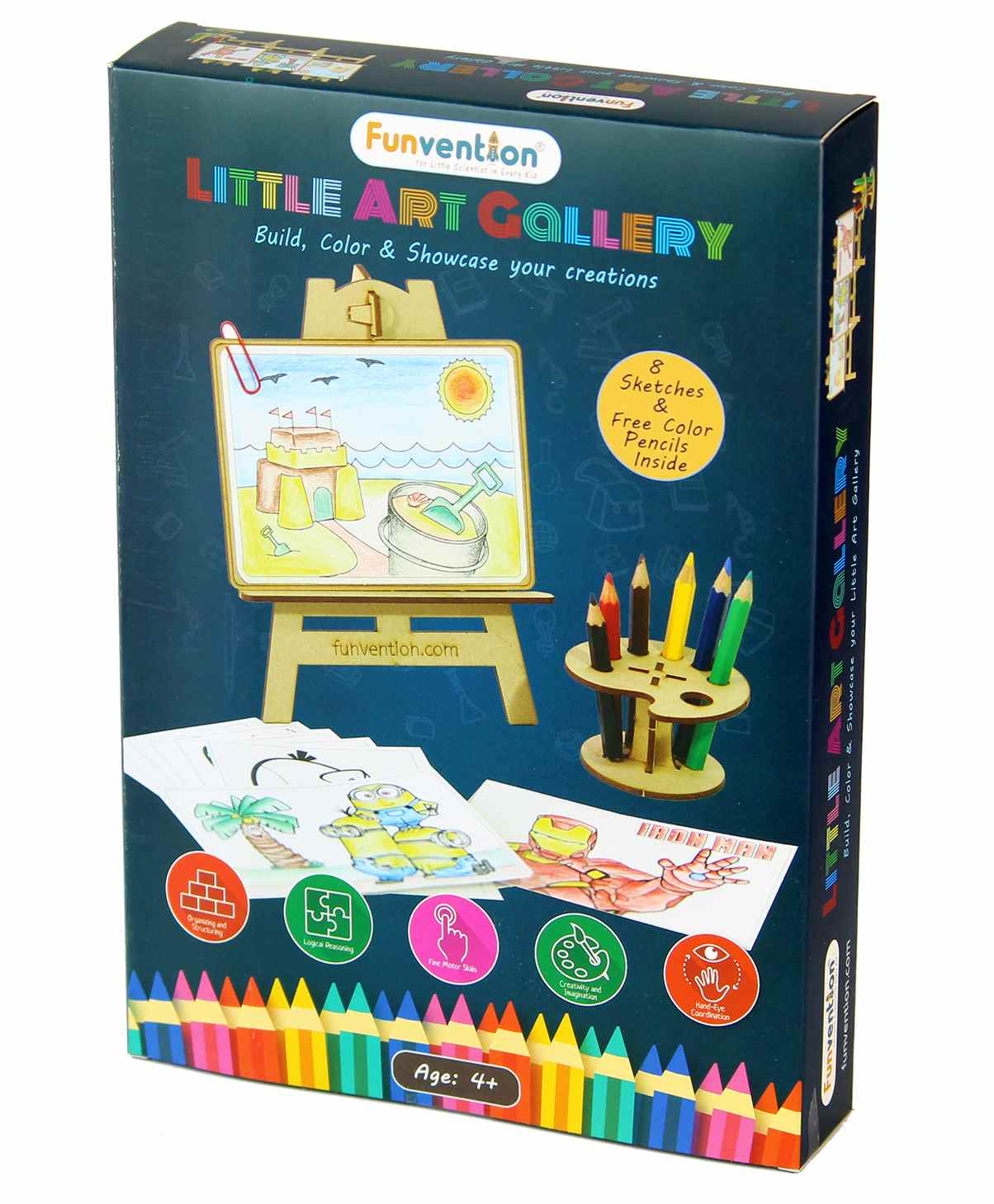 Funvention Little Art Gallery DIY Art & Craft Kit - Multicolor-picture-11