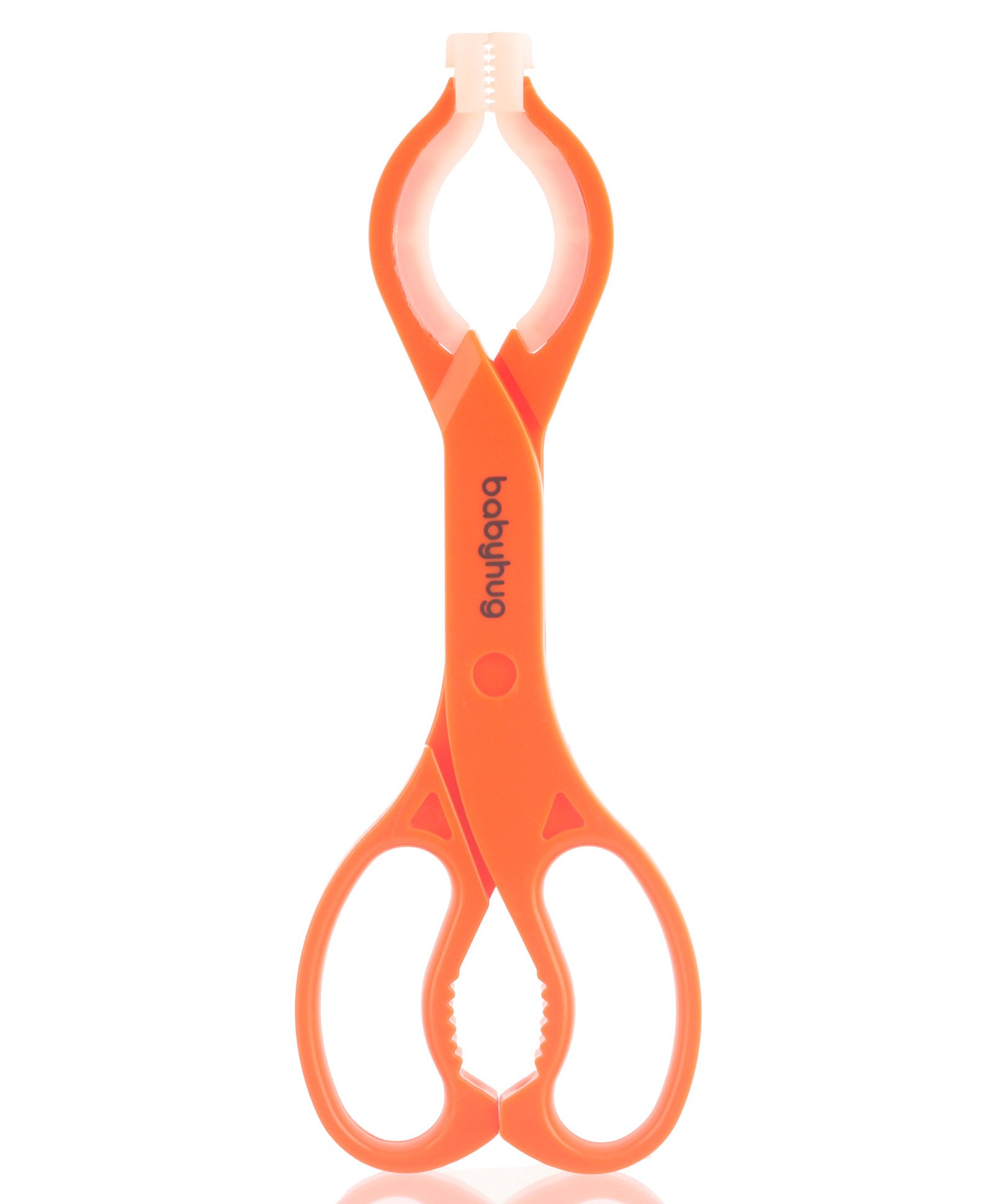 Babyhug Anti-Slip Bottle Tong - Orange-picture-15