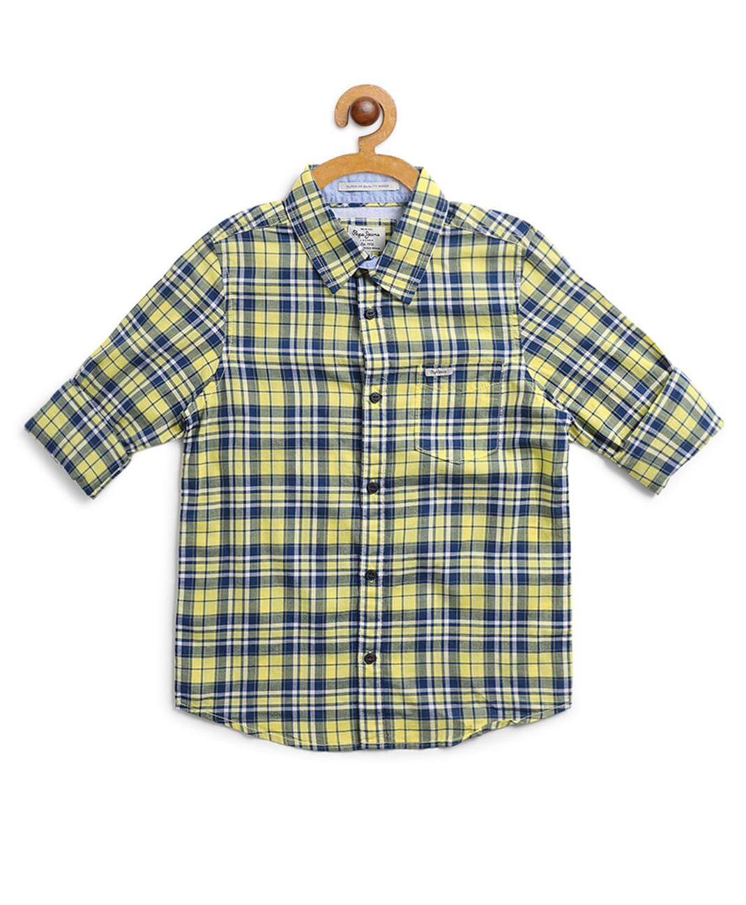 yellow checkered jeans