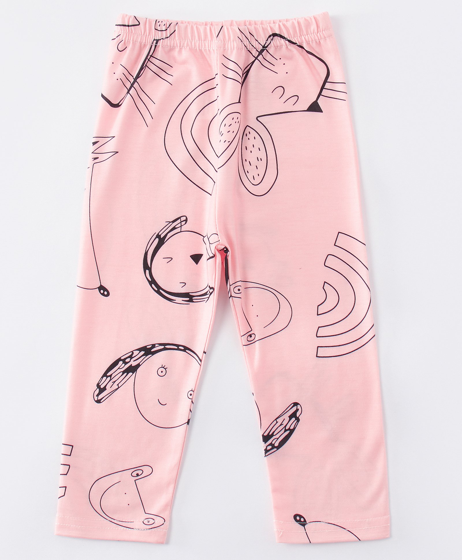Kookie Kids Full Length Printed Leggings - Pink-picture-27