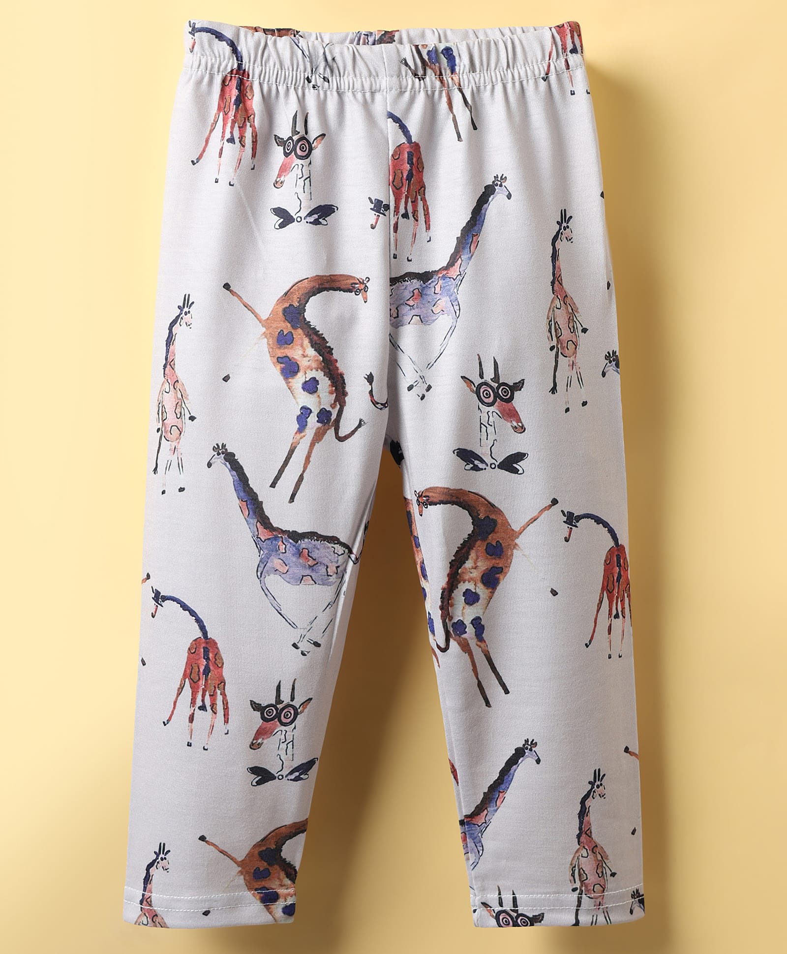 Kookie Kids Full Length Leggings Animal Print - Grey-picture-25