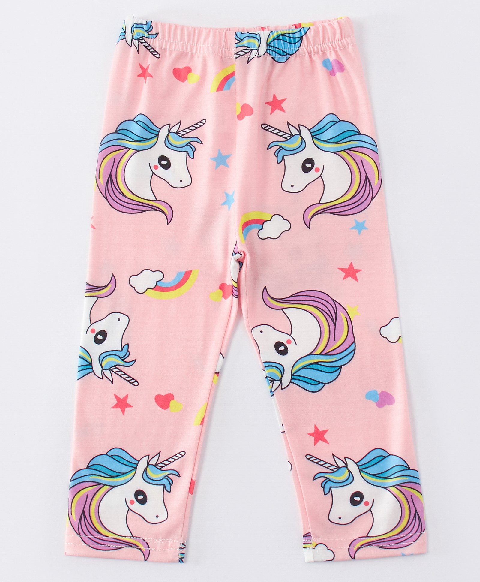 Kookie Kids Full Length Leggings Unicorn Print - Pink-picture-20