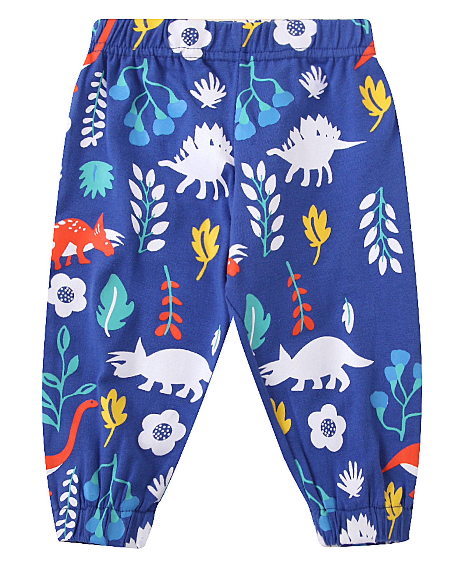 Kookie Kids Full Length Lounge Pant Dino Print - Blue-picture-15
