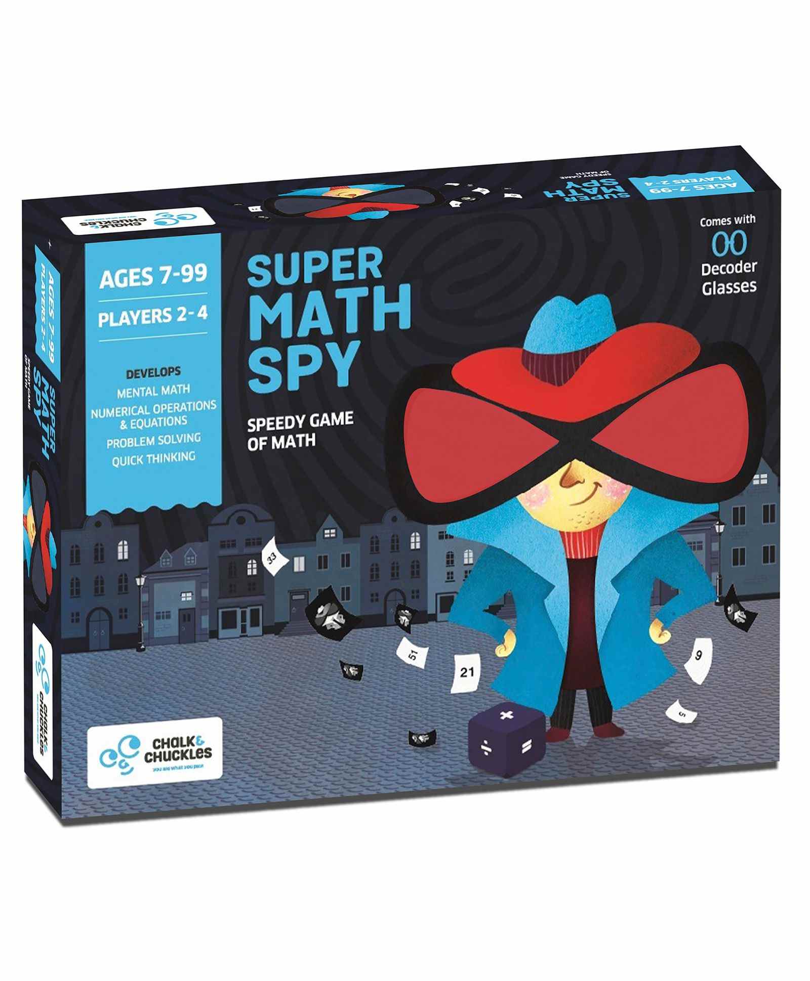 Chalk and Chuckles Super Math Spy Game - Multicolour-picture-22
