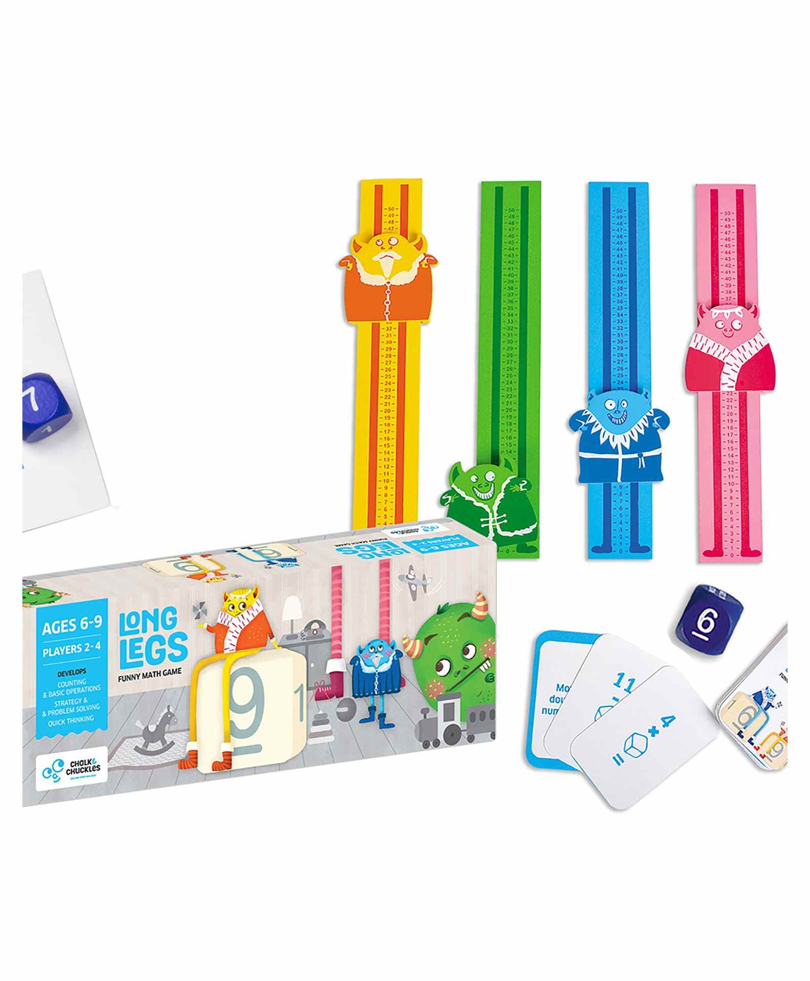 Chalk and Chuckles Long Legs Board Game - Multicolor-image-44