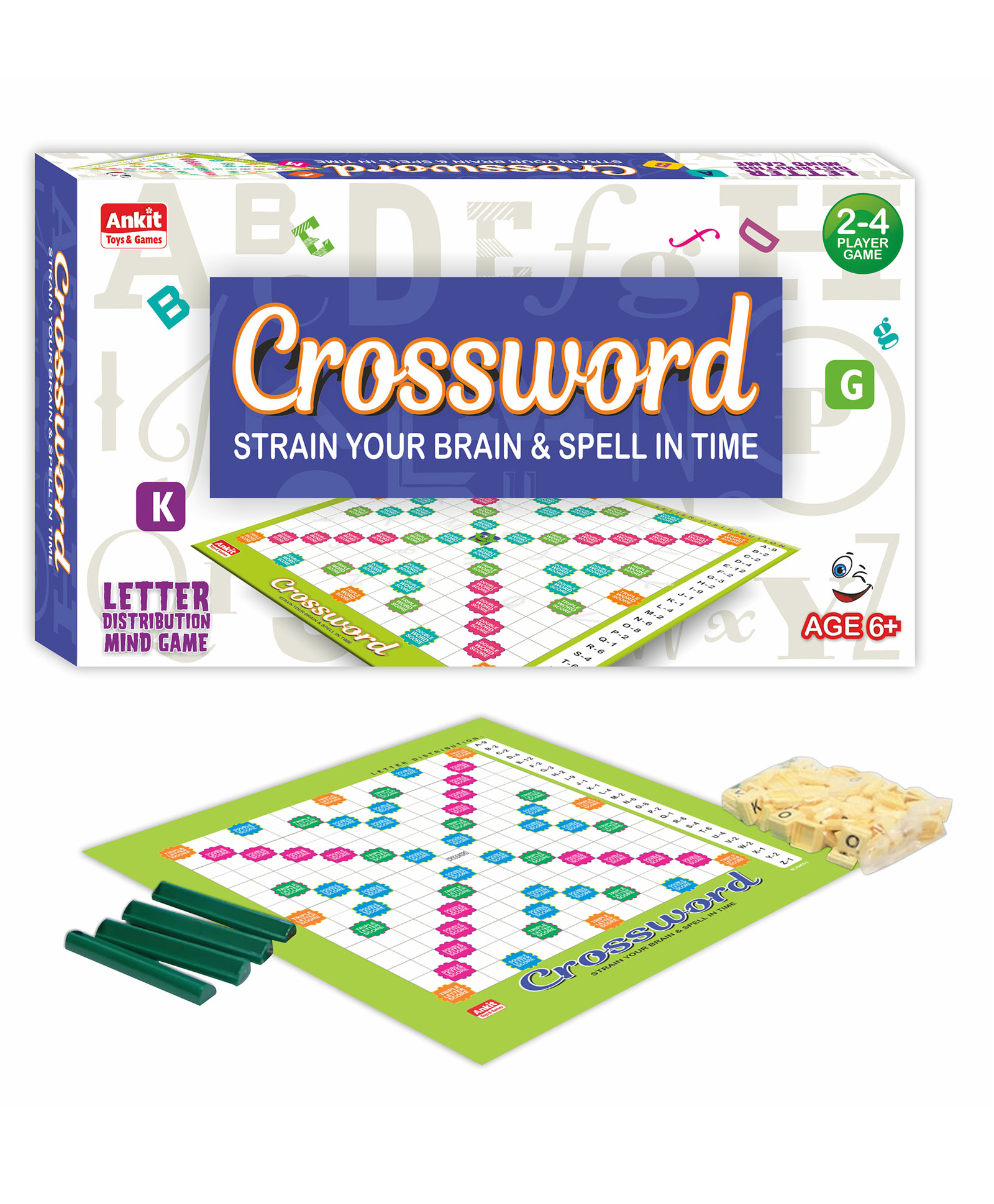 Ankit Toys Crossword Board Game - Multicolor-image-42