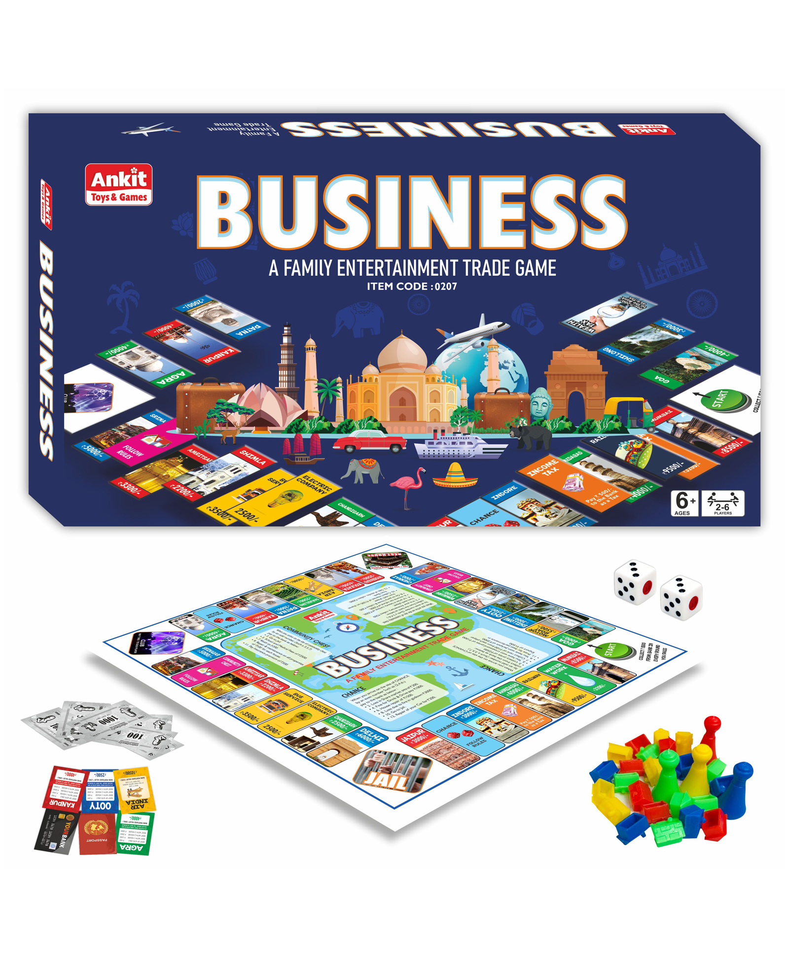 Ankit Toys Business Board Game - Multicolor-image-7